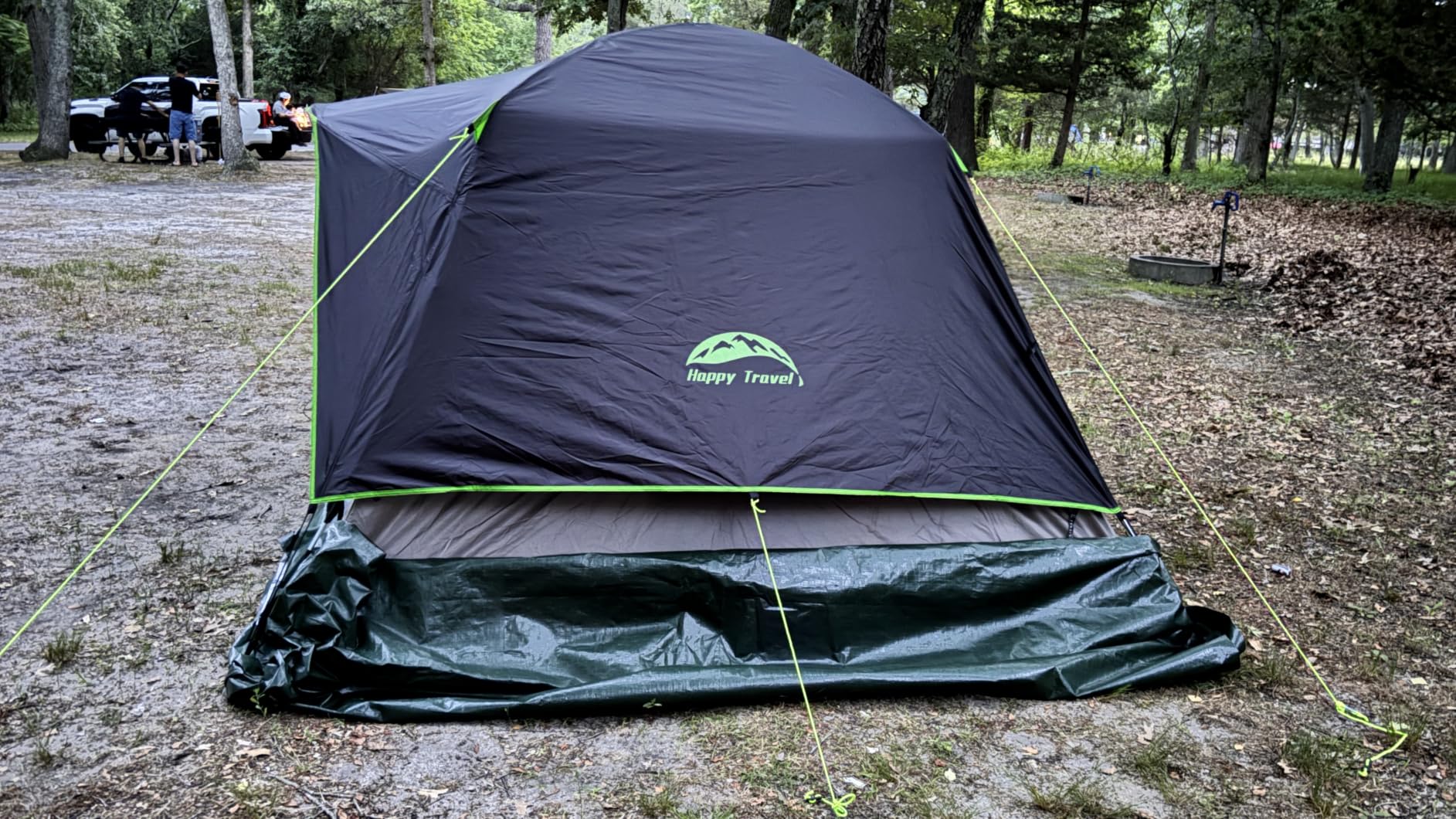 Happy Travel Camping Tent, 4/6 Person Dome Tents for Camping with Rainfly, Waterproof Easy Setup Family Tent customer photo 1