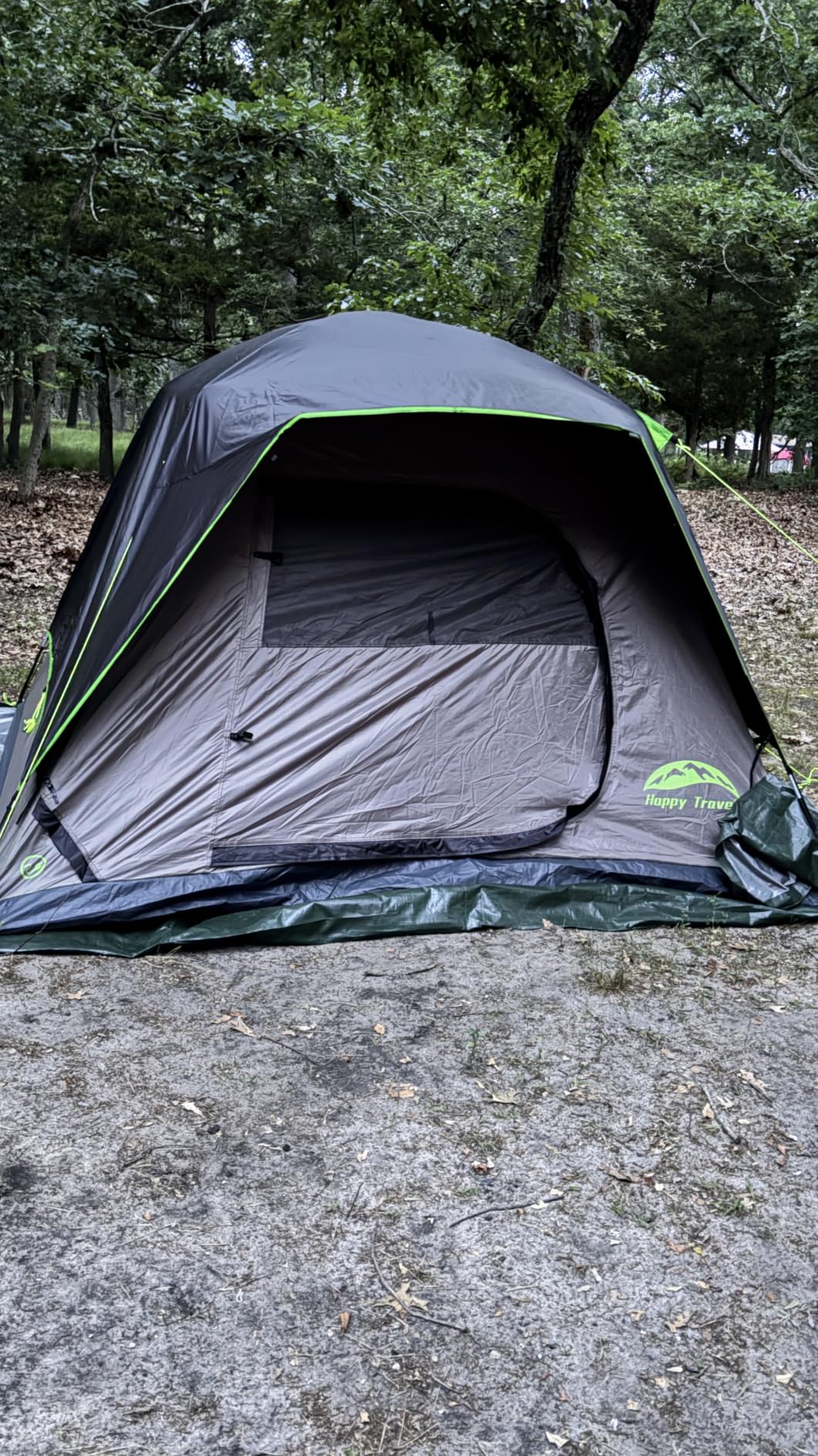 Happy Travel Camping Tent, 4/6 Person Dome Tents for Camping with Rainfly, Waterproof Easy Setup Family Tent customer photo 2