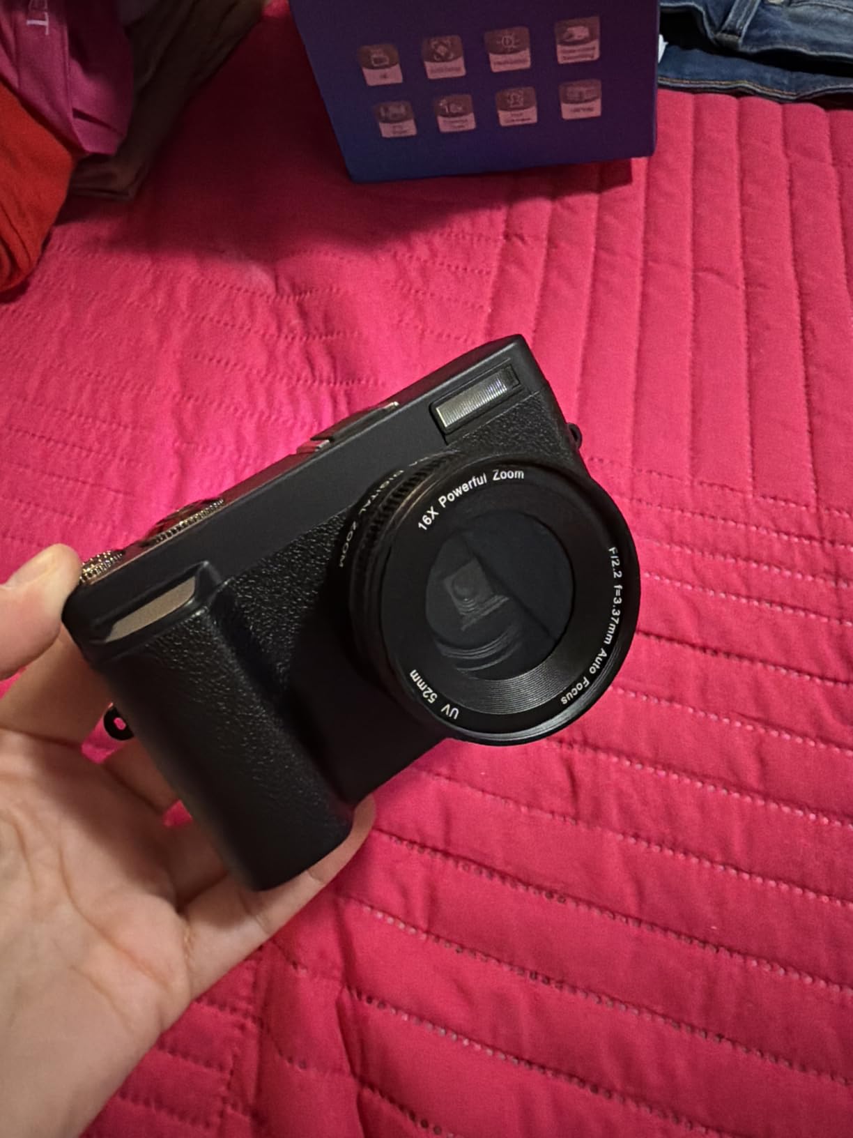 Duluvulu 4K Digital Camera for Photography Autofocus, 2026 Latest 48MP Vlogging Camera with SD Card, 3