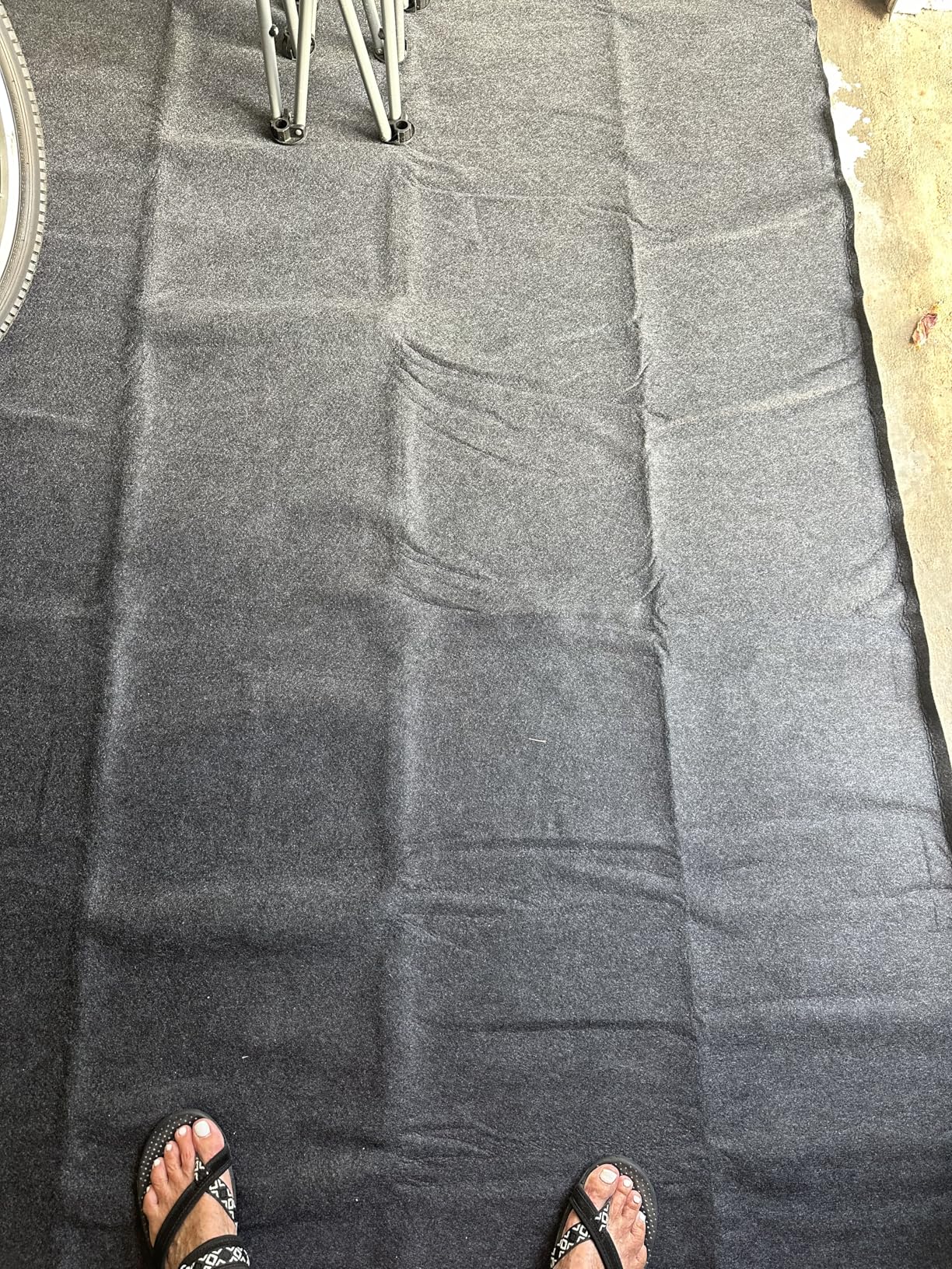 VEVOR Car Garage Mat, 7.4'x17', Shields Against Water, Snow, Rain, Mud, Oil, Durable Slip-Resistant Floor Cover with TPE Leak-Proof Backing, Simple to Maintain & Customizable Size customer photo 1