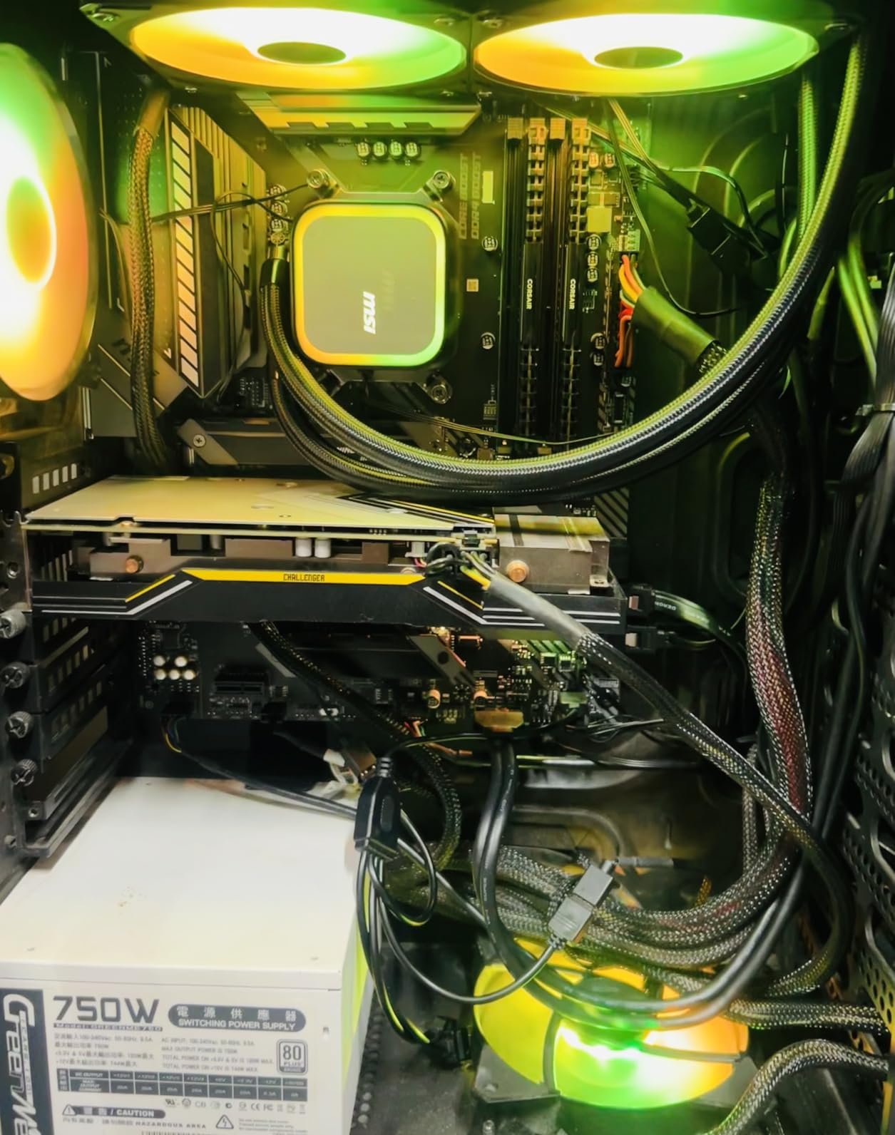 MSI MAG CoreLiquid A13 240 - AIO ARGB CPU Liquid Cooler - 240mm Radiator - LGA 1700/1851 / AM5/AM4 Compatible - Dual 120mm ARGB PWM Fans, Black customer photo 2