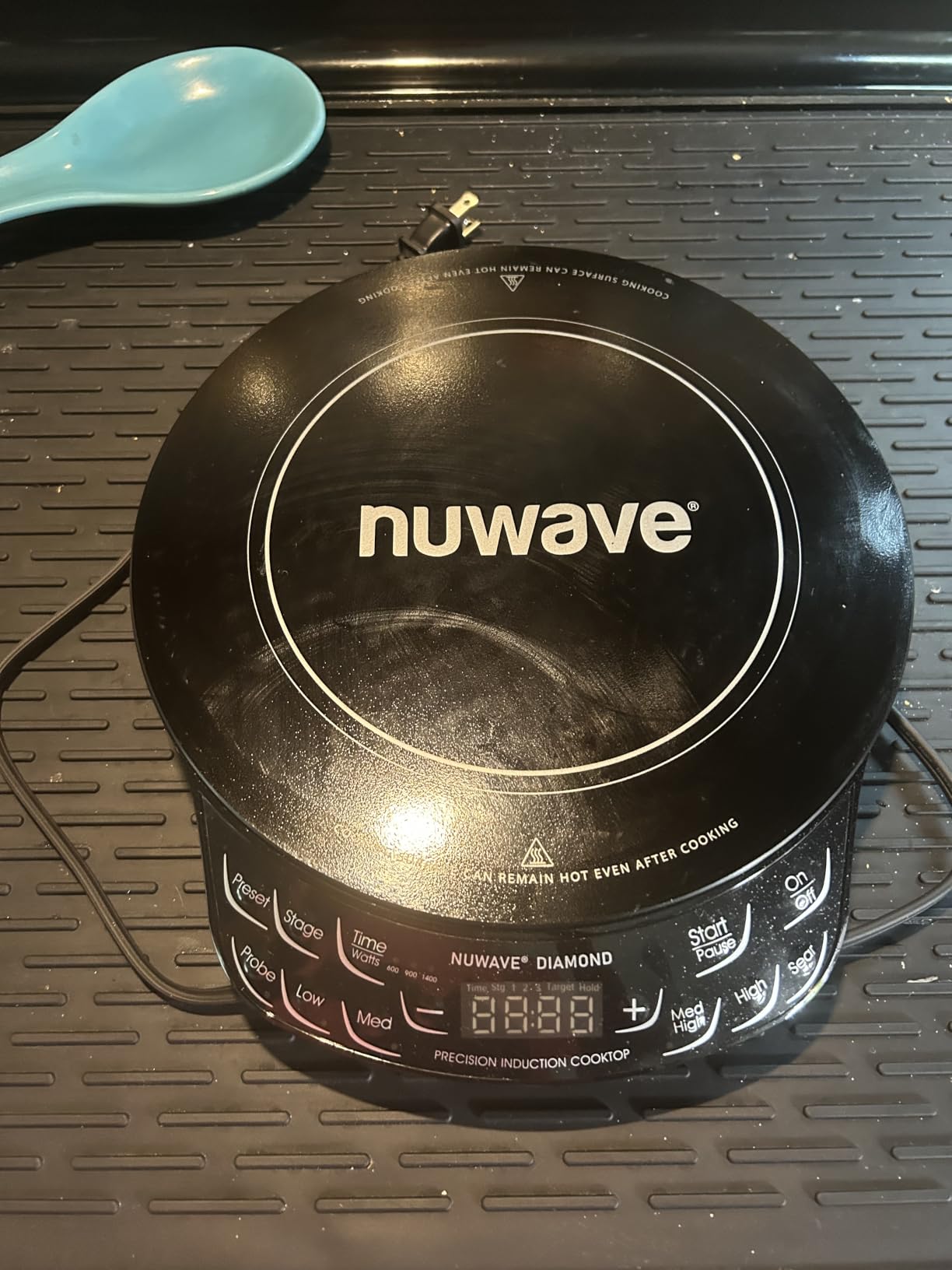Nuwave Portable Induction Cooktop Diamond with Probe, 100°F to 500°F | Advanced Countertop Burner, 91 Temps, 12