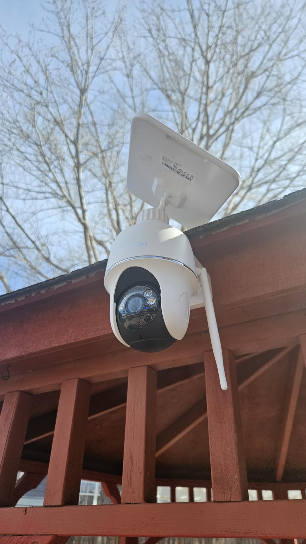 REOLINK Argus PT Ultra 4K Solar Security Camera Outdoor System 4 Pack | Encrypted Local Storage Camera System, 360 Pan Tilt Auto-Tracking, Color Night Vision, Smart Detection, No Monthly Fee customer photo 2