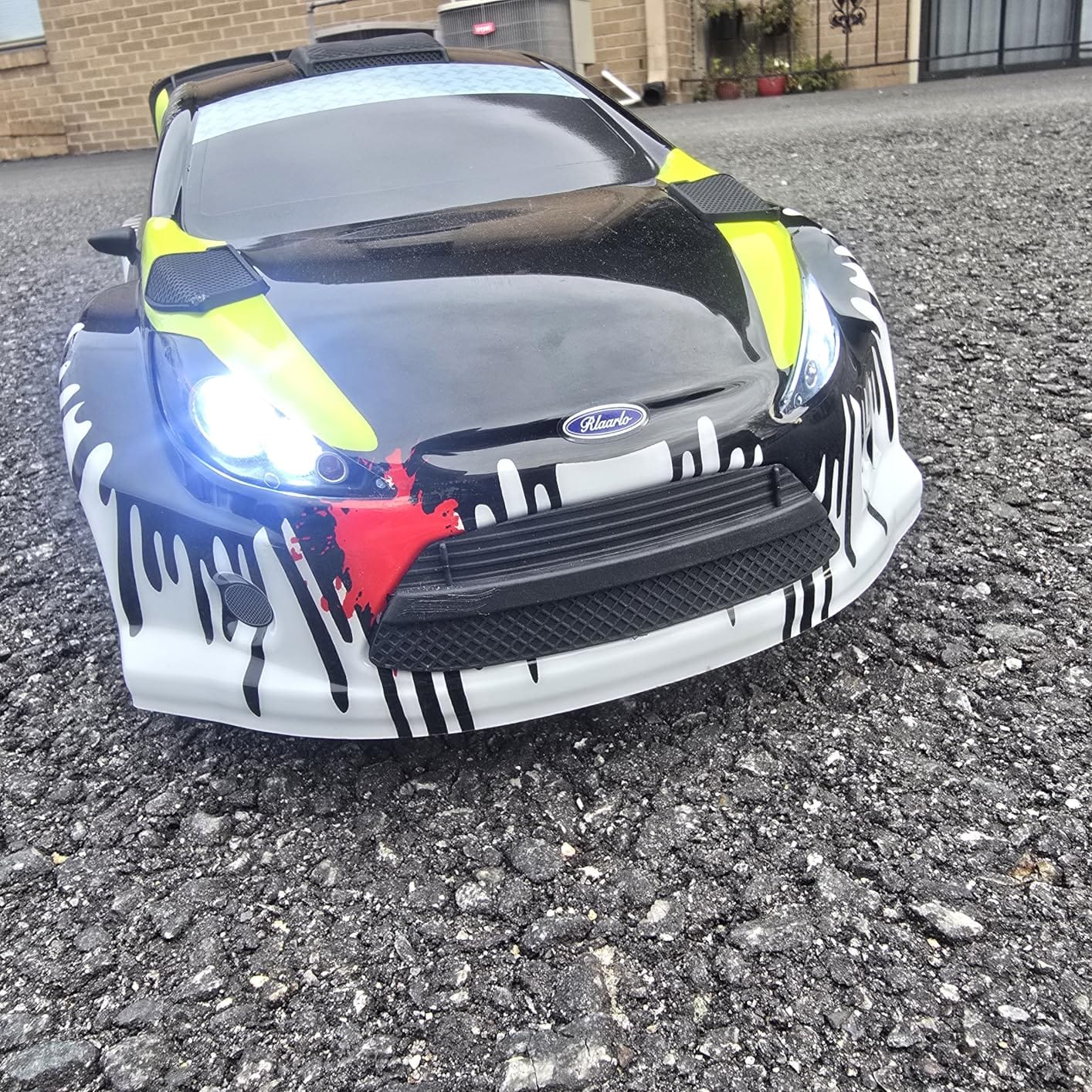 RIAARIO 1/10 Brushless RC Cars, 50 MPH Rally Car, 4WD, Waterproof, 8+ Ages | 45A Waterproof ESC, 11KG Micro Servo, 2852 3800KV Brushless Motor, 3S Lipo, 5CH Transmitter, Metal Chassis, All-Terrain customer photo 2