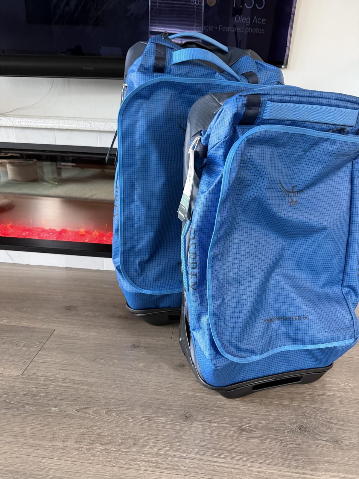 Osprey Transporter 120L Wheeled Travel Duffel Bag, Blue OS customer photo 2