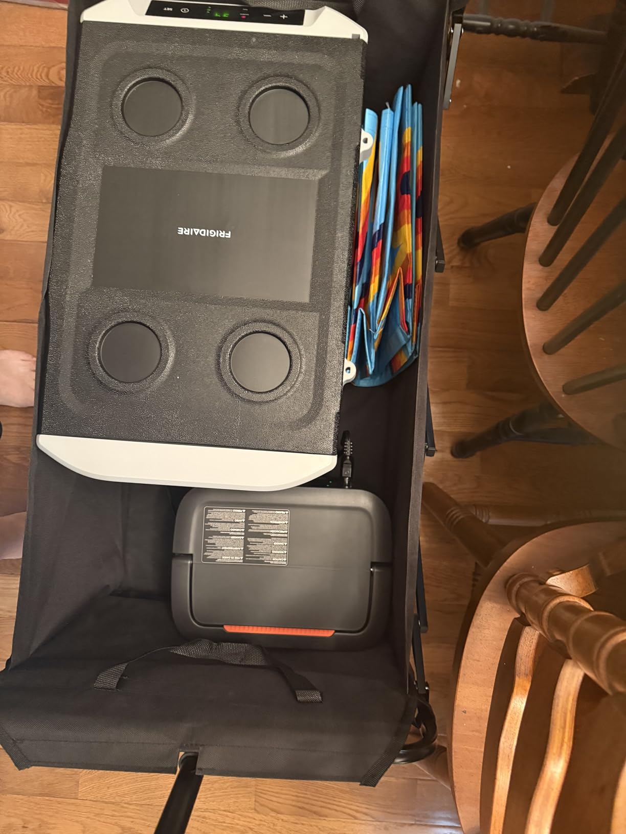 Frigidaire 2-in-1 Portable 12/24V DC & 110-240V AC Compressor Fridge Freezer - Compact for Travel, Car, Camping, Road Trips, Home, Dual Voltage 21qt customer photo 1