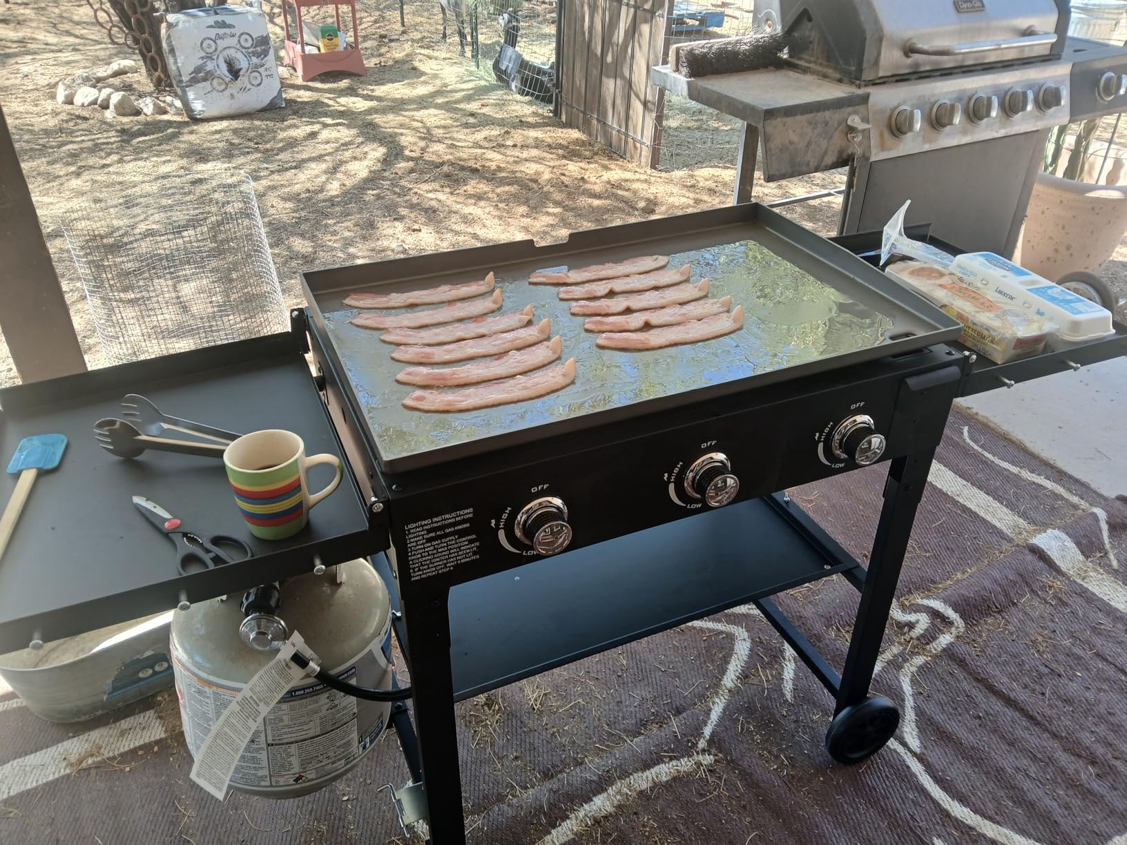 BESTFIRE Foldable Flat Top Grill, Outdoor Griddle-3 Burner Propane Griddle customer photo 2