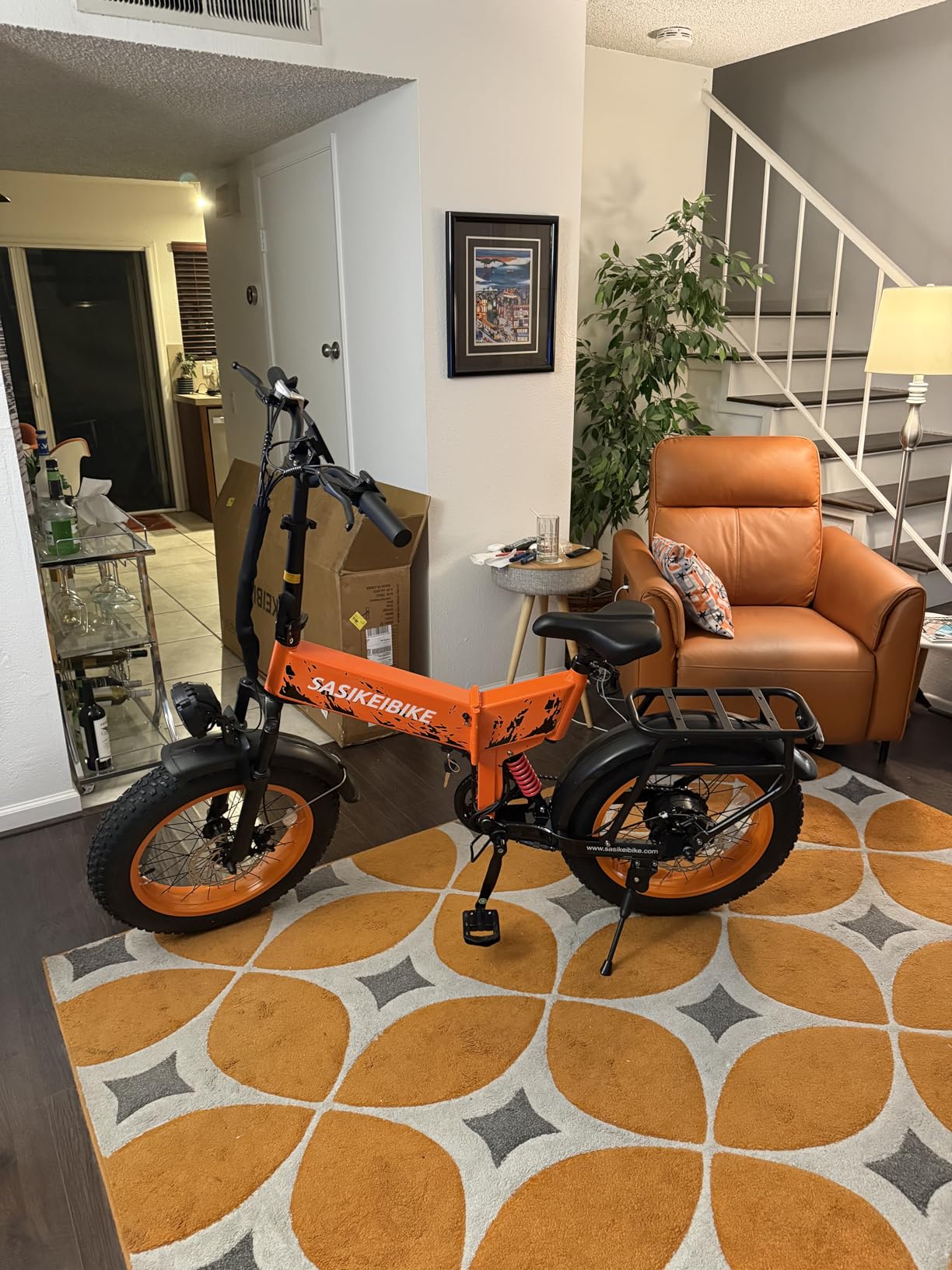 1500W Folding Electric Bike for Adults, 52V 20AH Large Removable Battery E Bike,70 Miles Max Range, 20