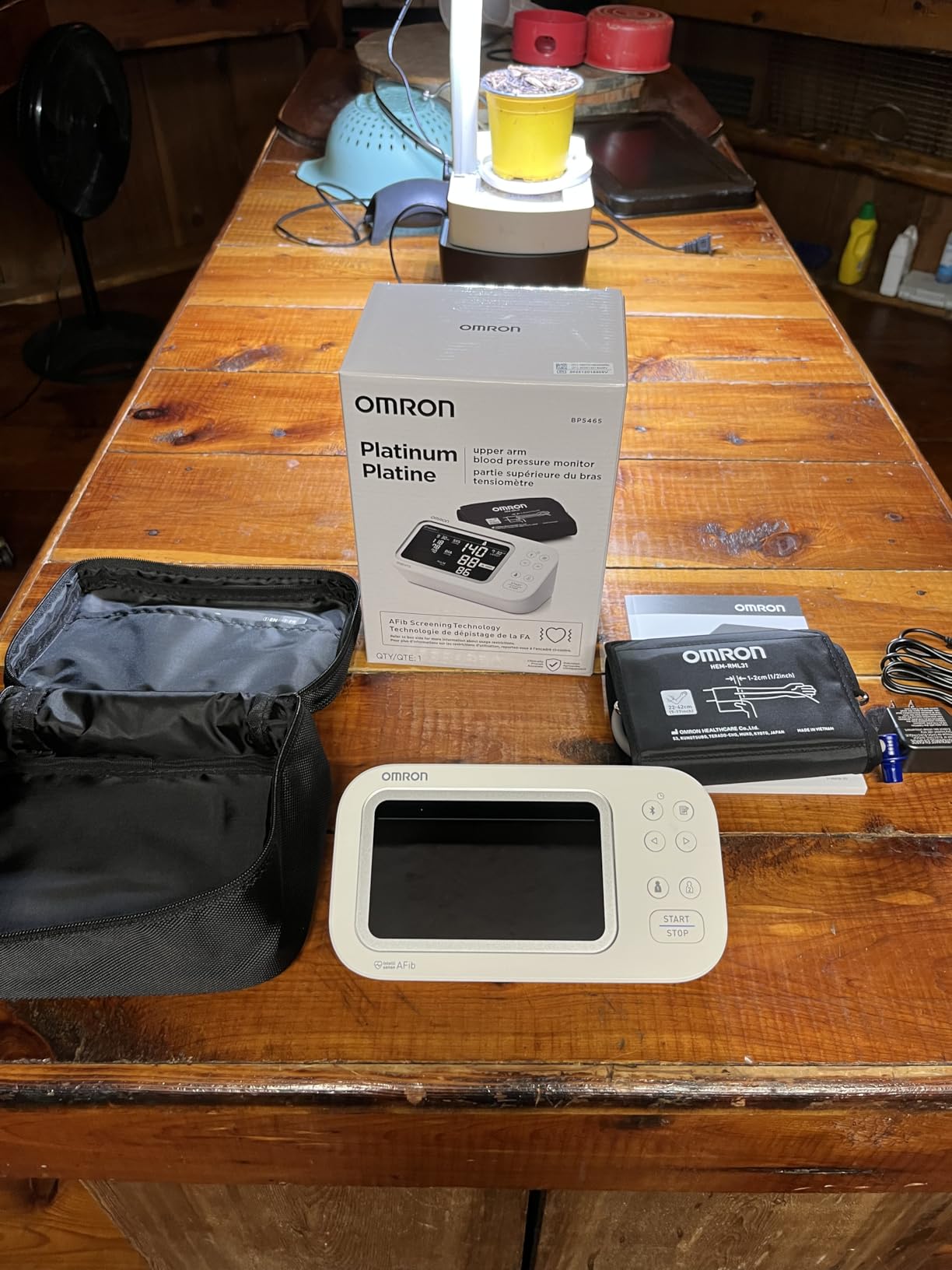 OMRON Platinum Blood Pressure Monitor & Upper Arm Blood Pressure Cuff | For Home Use - Clinically Validated - AFib Detection - Connect App customer photo 1