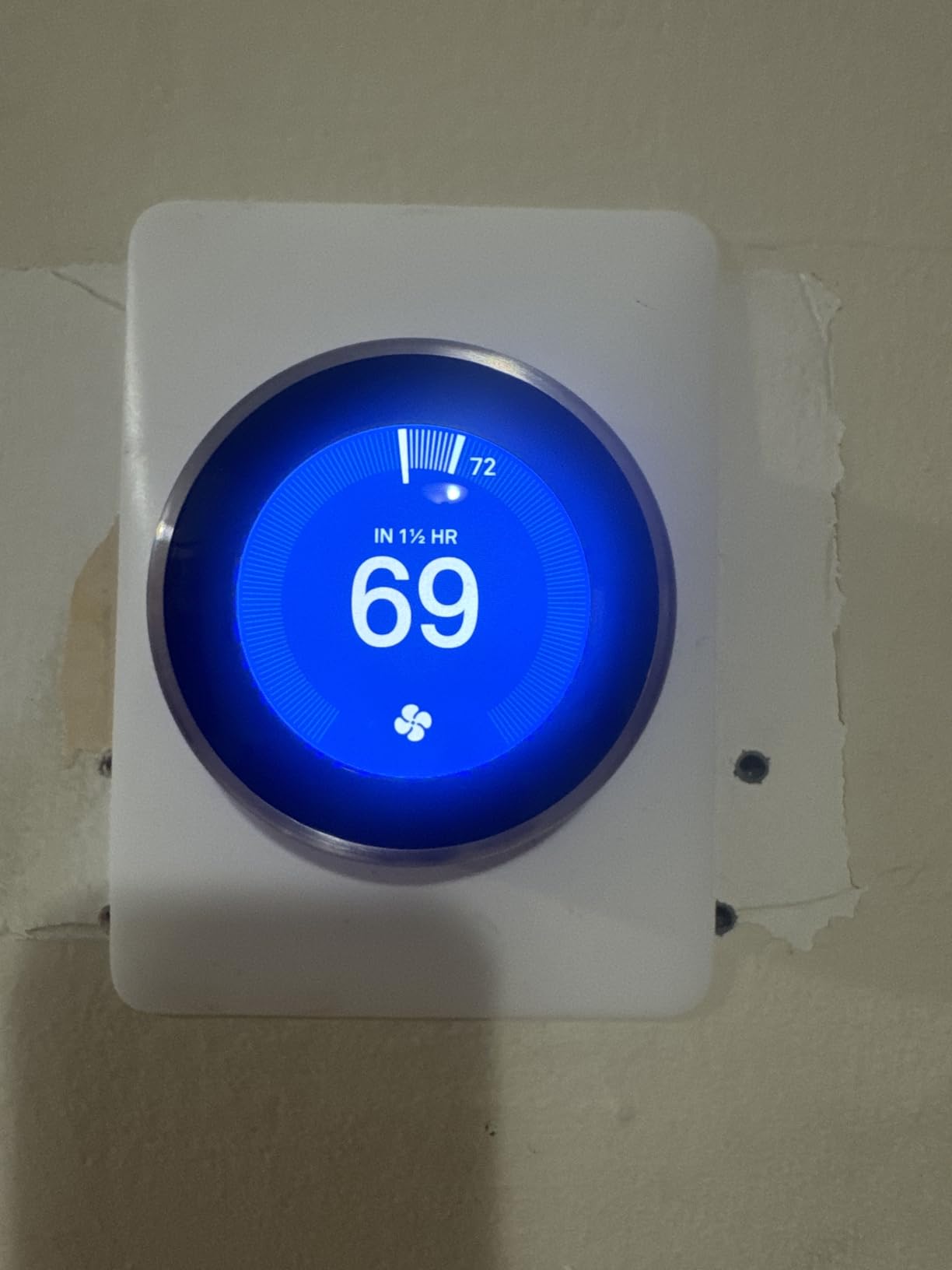 Nest Learning Thermostat - 3rd Gen - Programmable Smart Thermostat for Home - Compatible with Alexa (Stainless Steel) customer photo 2