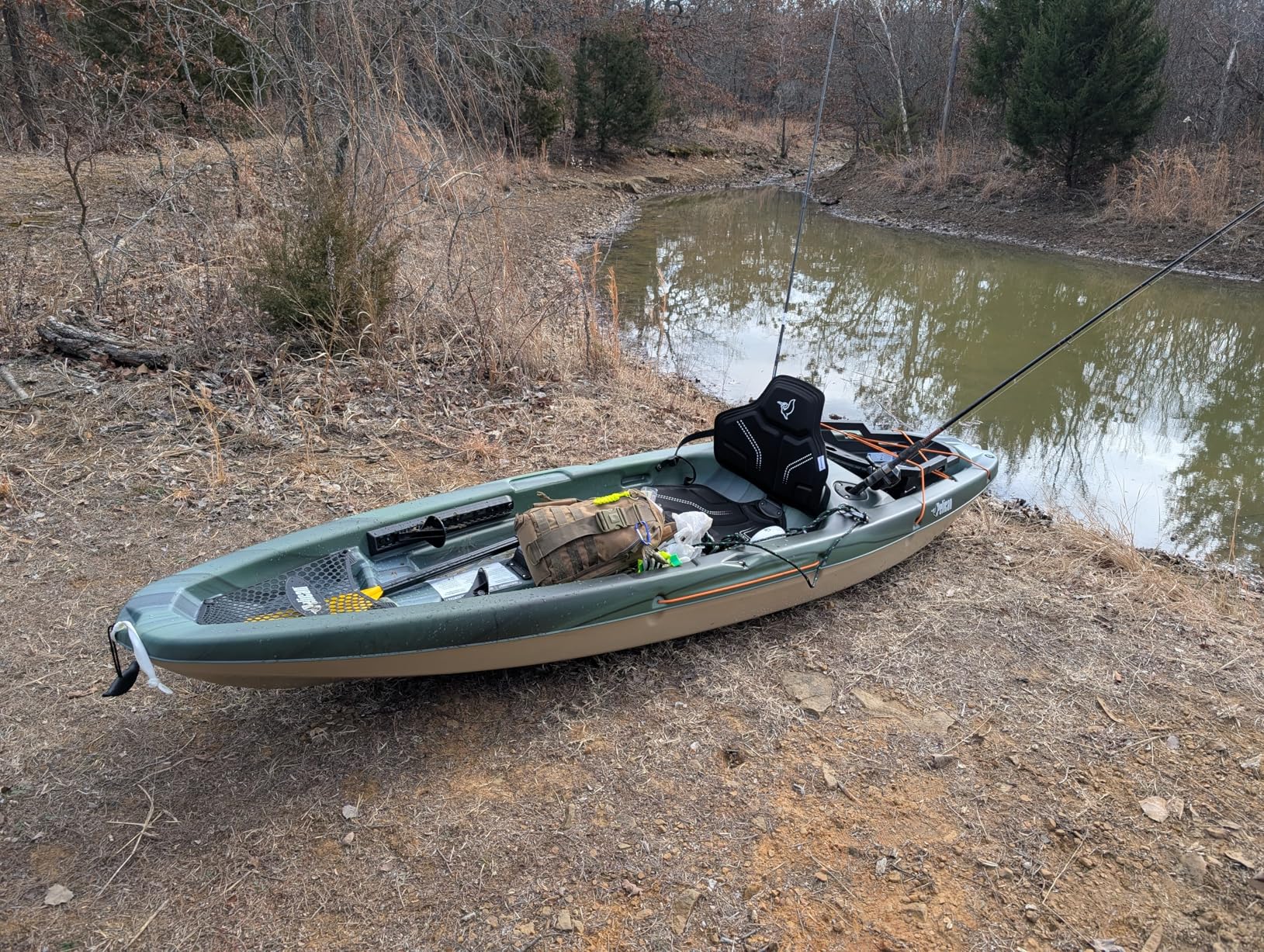 Pelican Sentinel 100X - Angler Sit on top Fishing Kayak - Lightweight - Ergolounge Seating System customer photo 2