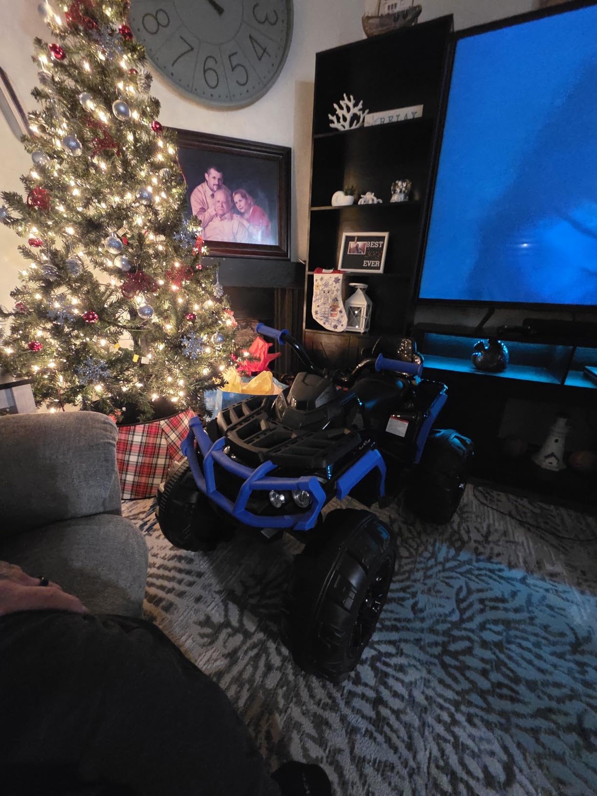 Hikiddo 24V Kids ATV 4 Wheeler, Electric ATV Four Wheeler for Big Kids 3-8 customer photo 1