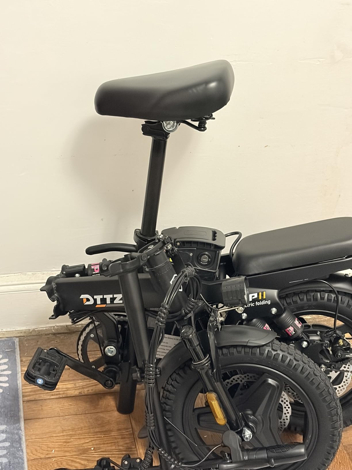 DTTZH Foldable Ebike with Keyless Ignore, 1000/2000W, 52V 25Ah/48V 15Ah, Max 60-80 Miles Range Folding Electric Bike customer photo 1
