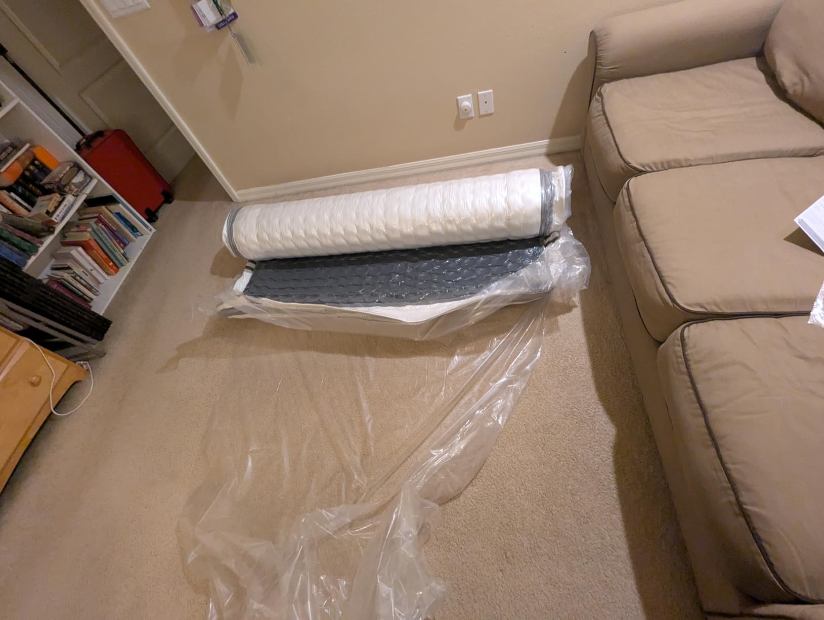 SLEEP100 Deep Sleep 5-Zone Firm Mattress with Extra Lumbar & Shoulder Support - Fiberglass Free - 365 Night Trial - No Odor (14 Inch, King, Firm-New Version) customer photo 1