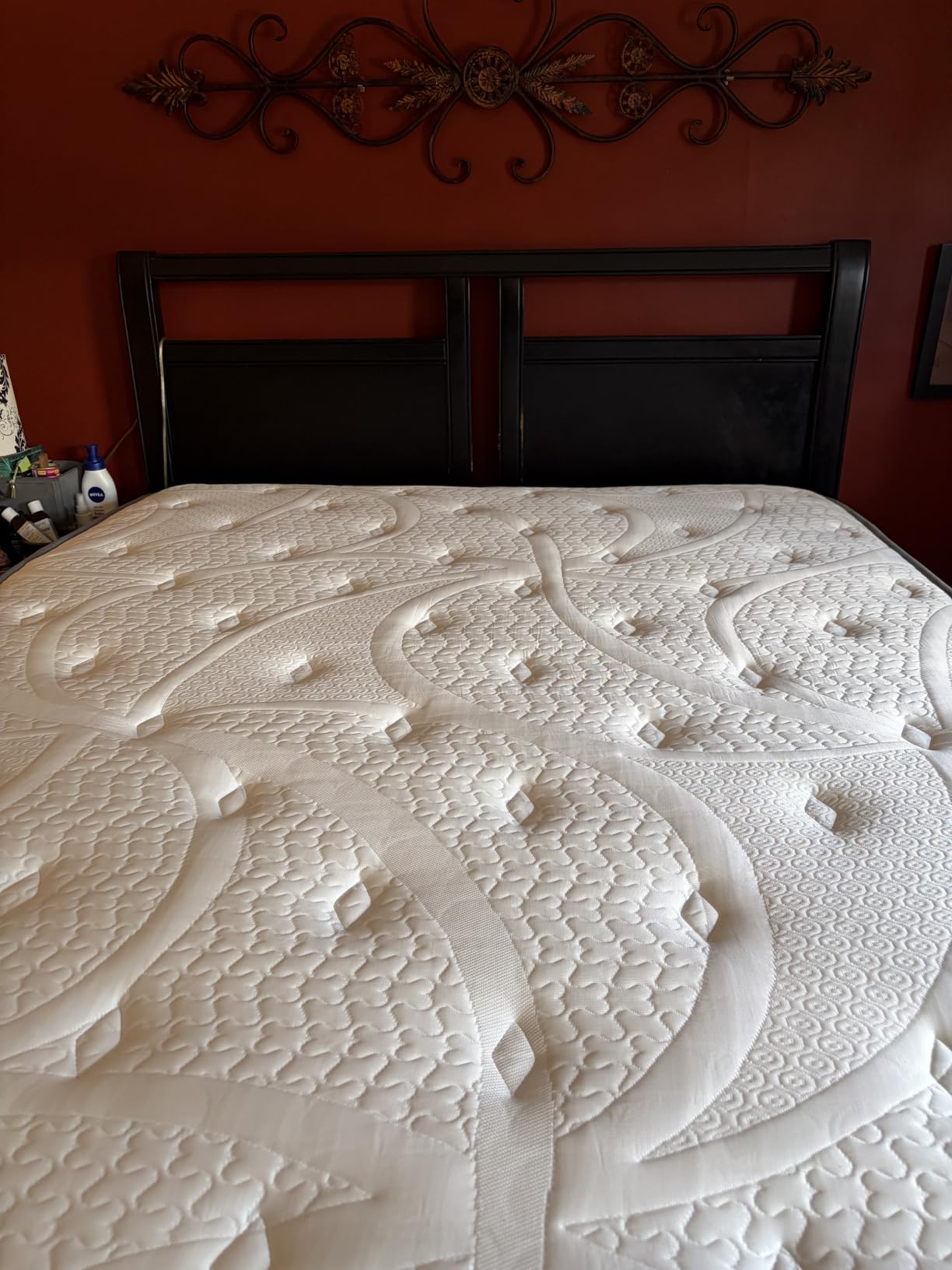 SLEEP100 Deep Sleep 5-Zone Firm Mattress with Extra Lumbar & Shoulder Support - Fiberglass Free - 365 Night Trial - No Odor (14 Inch, King, Firm-New Version) customer photo 2