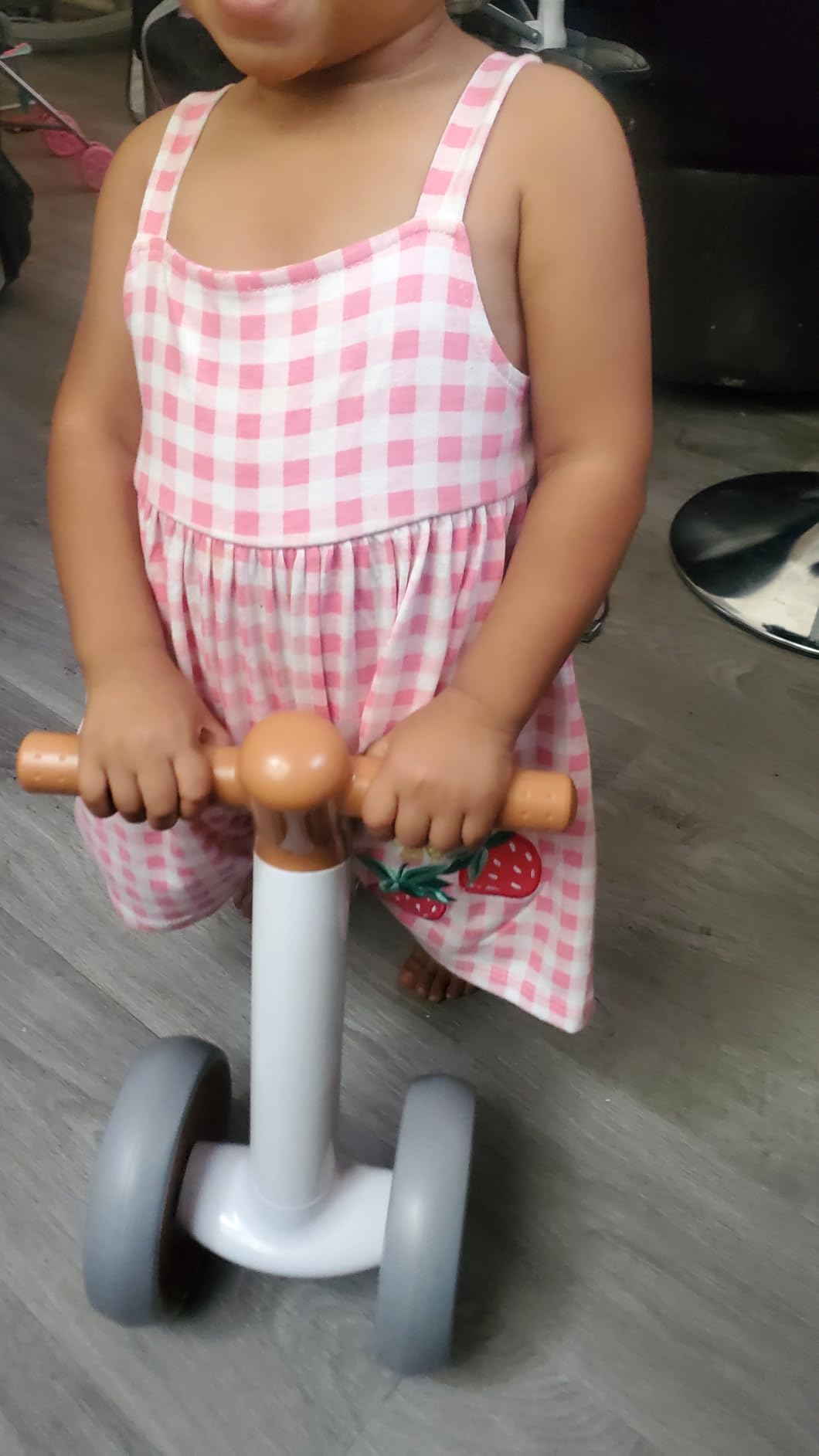 Baby Balance Bike for 1 Year Old Boys Girls, 10-24 Month Toddler Balance Bike, Baby Bike with No Pedal 4 Silence Wheels, First Ride on Toys with Adjustable Soft Seat, First Birthday Gifts customer photo 2