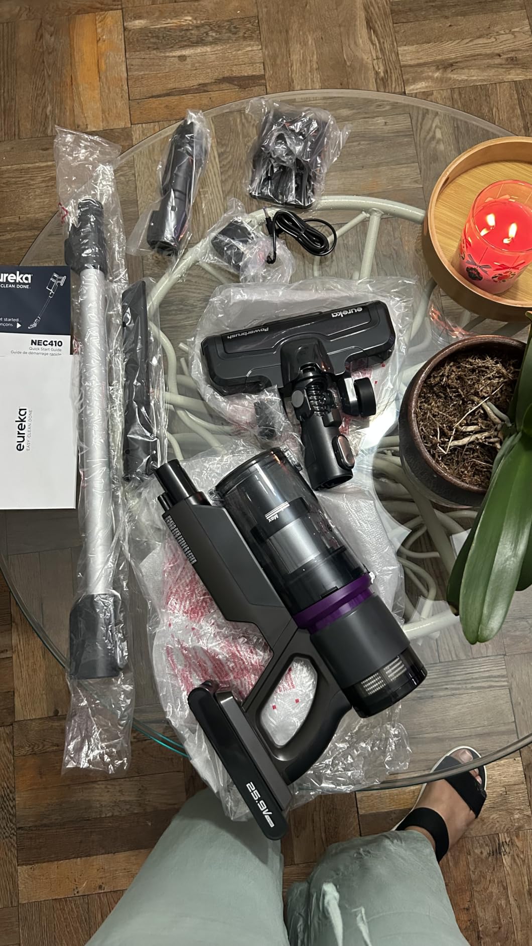 Eureka Cordless Vacuum - 20.3kPa Powerful Suction, Detachable Battery, Up to 50-Min, 5.5 lbs Lightweight, 5-Stage HEPA Filtration for allergies, Ideal for Pet Hair & Hardwood & Carpet, ReactiClean 410 customer photo 2