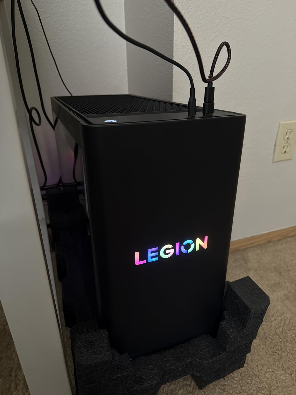 Lenovo Legion Tower 5i AI-Powered Gaming PC, Intel Core Ultra 7 265F Processor, NVIDIA GeForce RTX 5060 Ti Graphics, 16 GB Memory, 1 TB Storage, 3 Months of PC GamePass customer photo 1