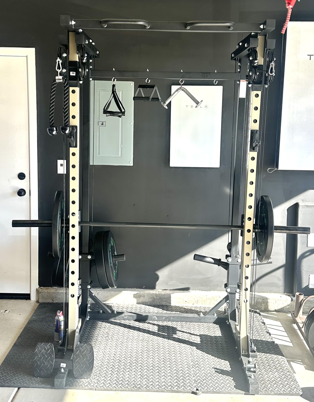 Major Fitness Drone3 Smith Machine, All-in-One Home Gym Power Rack with Cable Crossover, Pull-Up Bars, T-Bar & Squat Station, Heavy-Duty Full-Body Workout for Strength Training customer photo 1