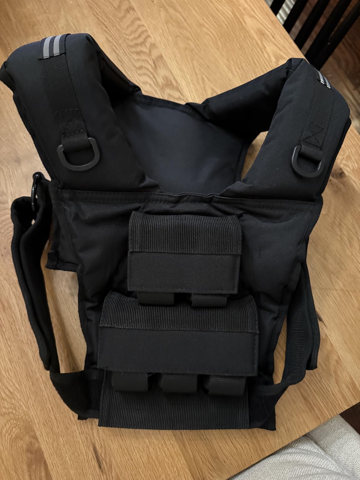 ZELUS Weighted Vest Men, 23lbs/36lbs/45lbs Adjustable Weight Vest with 10/16/20 removable Iron Weights and Reflective Strips, No-Bounce Design for Strength Training, Running, HIIT & Calisthenics customer photo 1