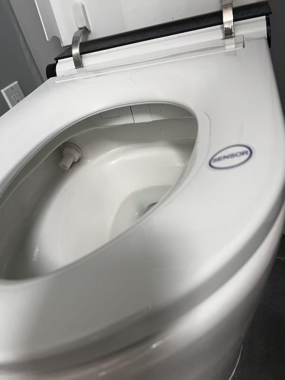 Smart Toilet With Bidet Built In Auto Open Close Lid CD-K030PRO | 1000g MaP Flush, Heated Comfort Seat & Foam Dispenser, Foot Sensor, Bidet Toilet with Tank, Quiet Flush, Warm Water, Dryer customer photo 2