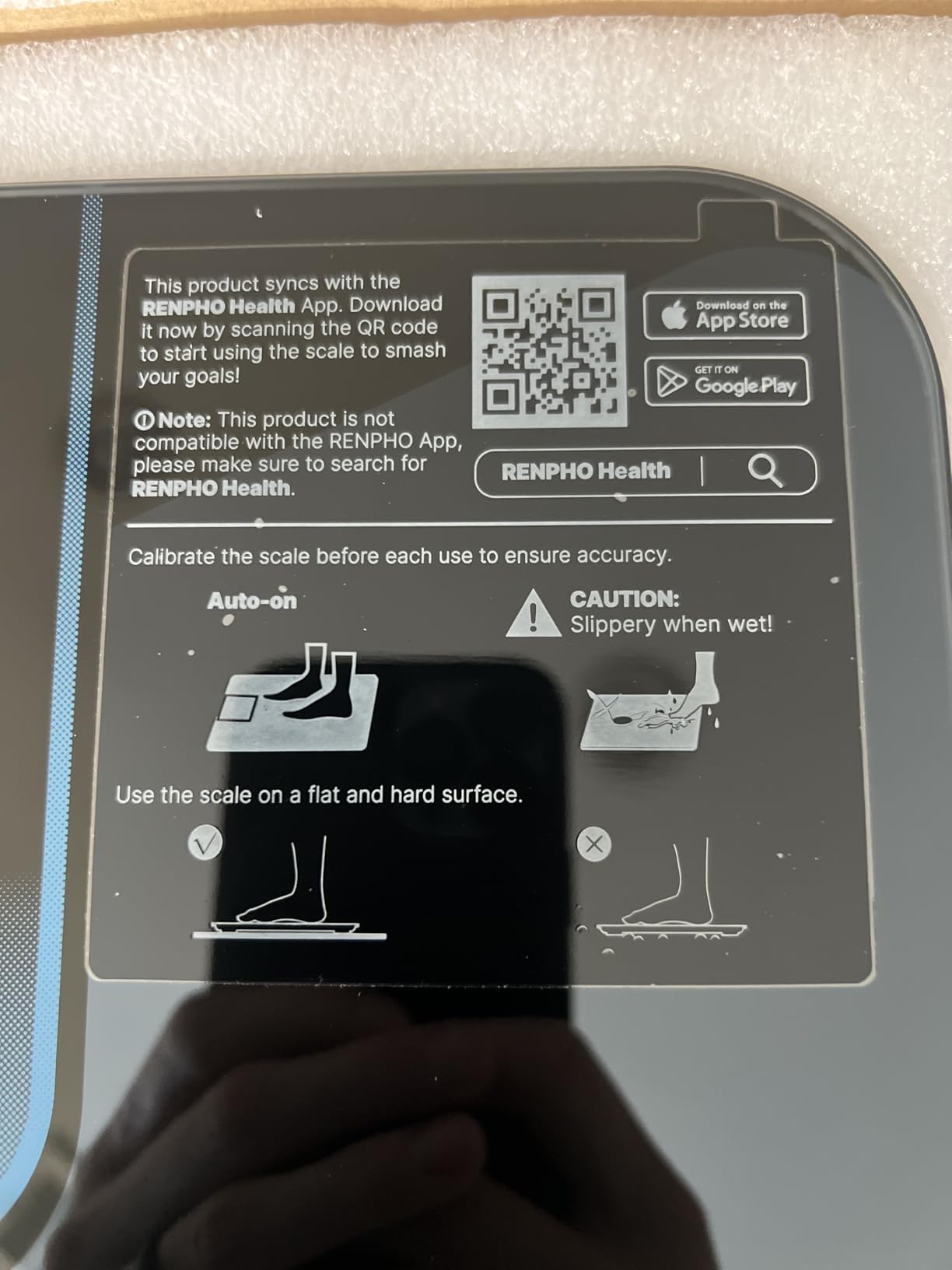 Elis Evo Smart Scale, Wi-Fi & Bluetooth, Rechargeable, Body Fat | Weighing Scale for BMI, Muscle Mass, Body Weight, 13 Body Composition Metrics, Syncs with Fitness Apps, High Accuracy customer photo 2