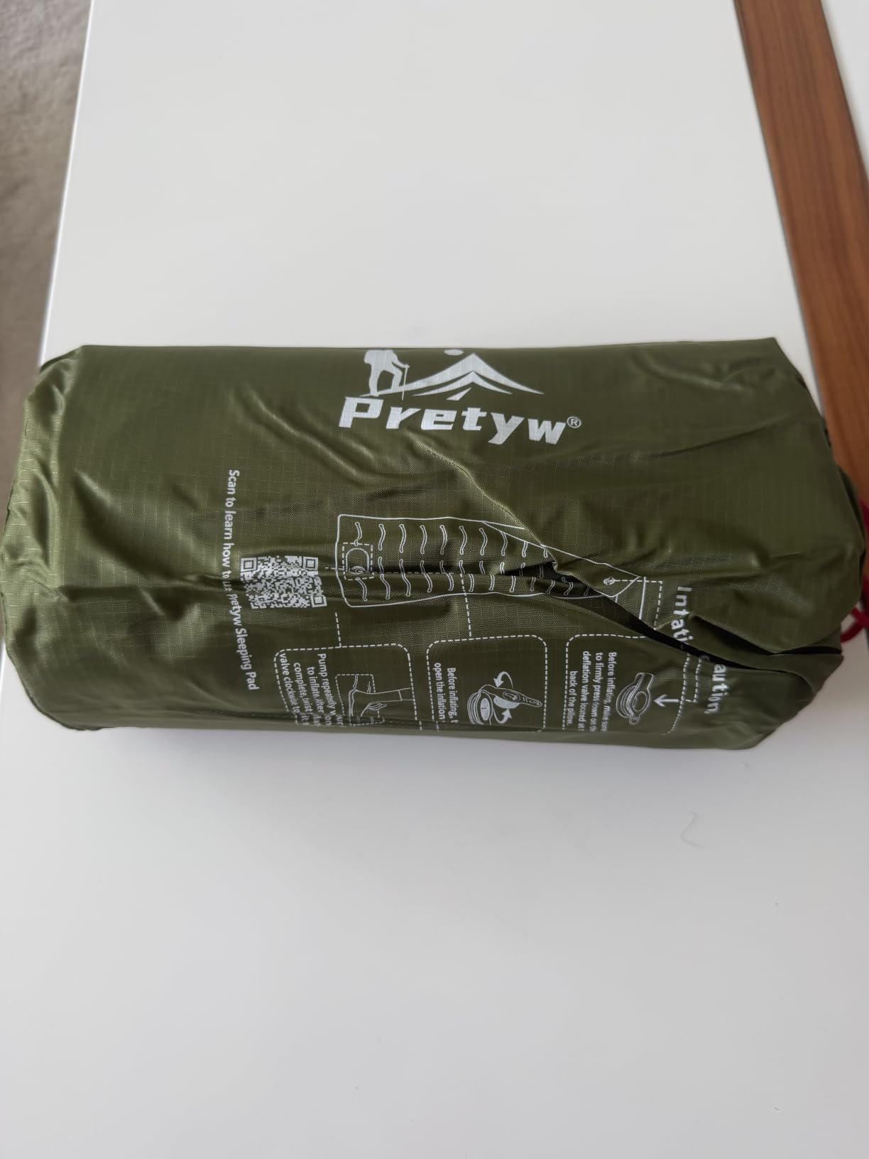 Sleeping Pad for Camping - Ultralight Camping Mattress with Pillow, Built-in Foot Pump, Compact Inflatable Portable Mat for Backpacking, Hiking, Car Traveling, Beach, Tent customer photo 1