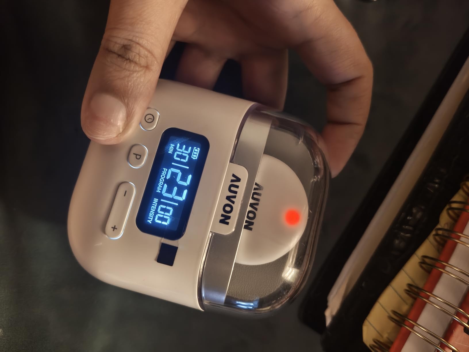 AUVON Wireless 24 Modes TENS Unit Muscle Stimulator for Pain Relief, 6 Pads | Rechargeable EMS Massager, Smart Pocket-Size TENS Machine, Drug-Free Pain Relief for Neck, Back & Shoulder, 6 Premium Pads customer photo 2