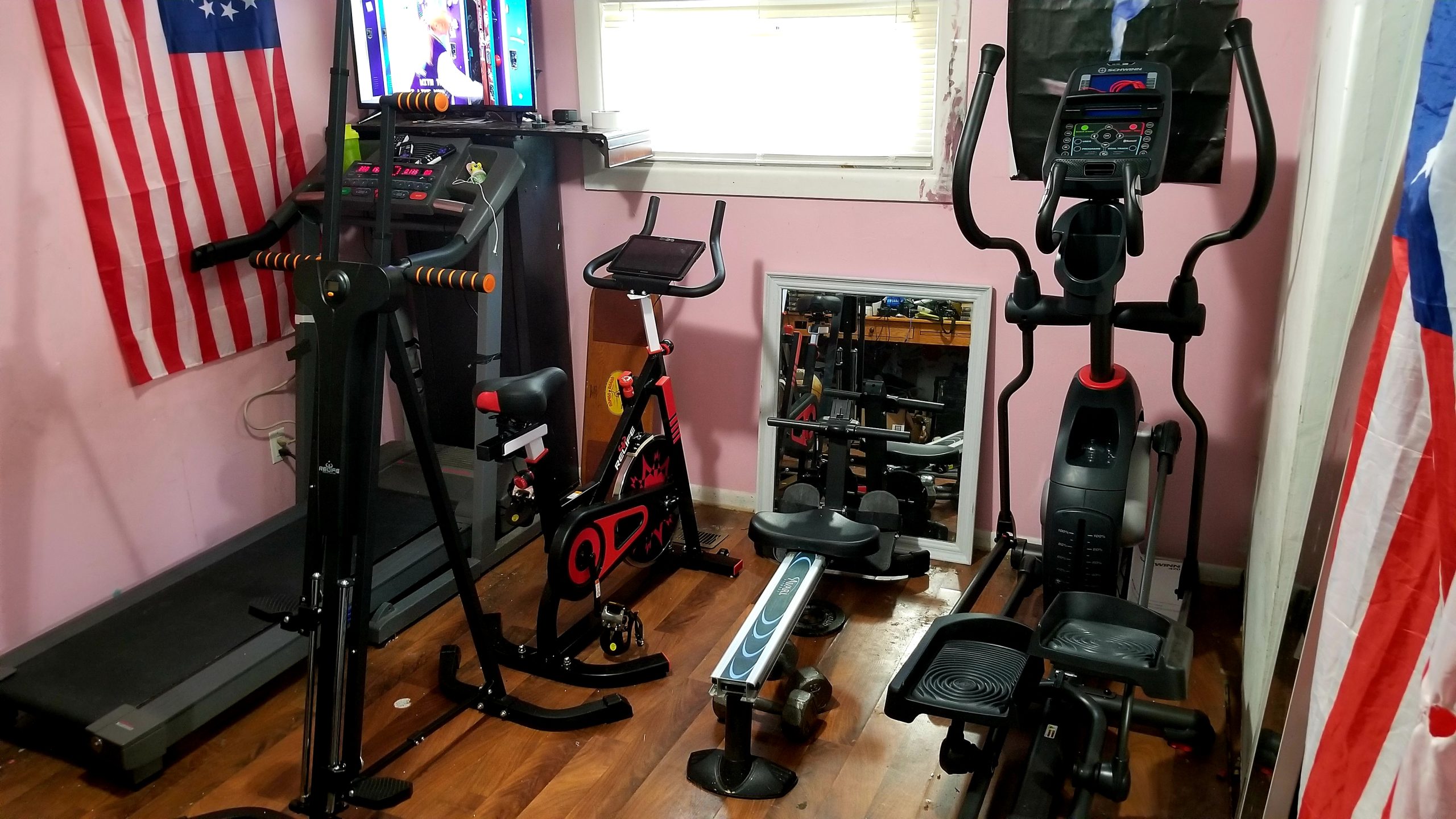 RELIFE REBUILD YOUR LIFE Exercise Bike Stationary for Home Indoor, Cycling Bike with Silent Belt Drive for Home Cardio, Brake Pad Resistance with Adjustable & Comfort Seat/PAD Holder/LCD Monitor customer photo 2