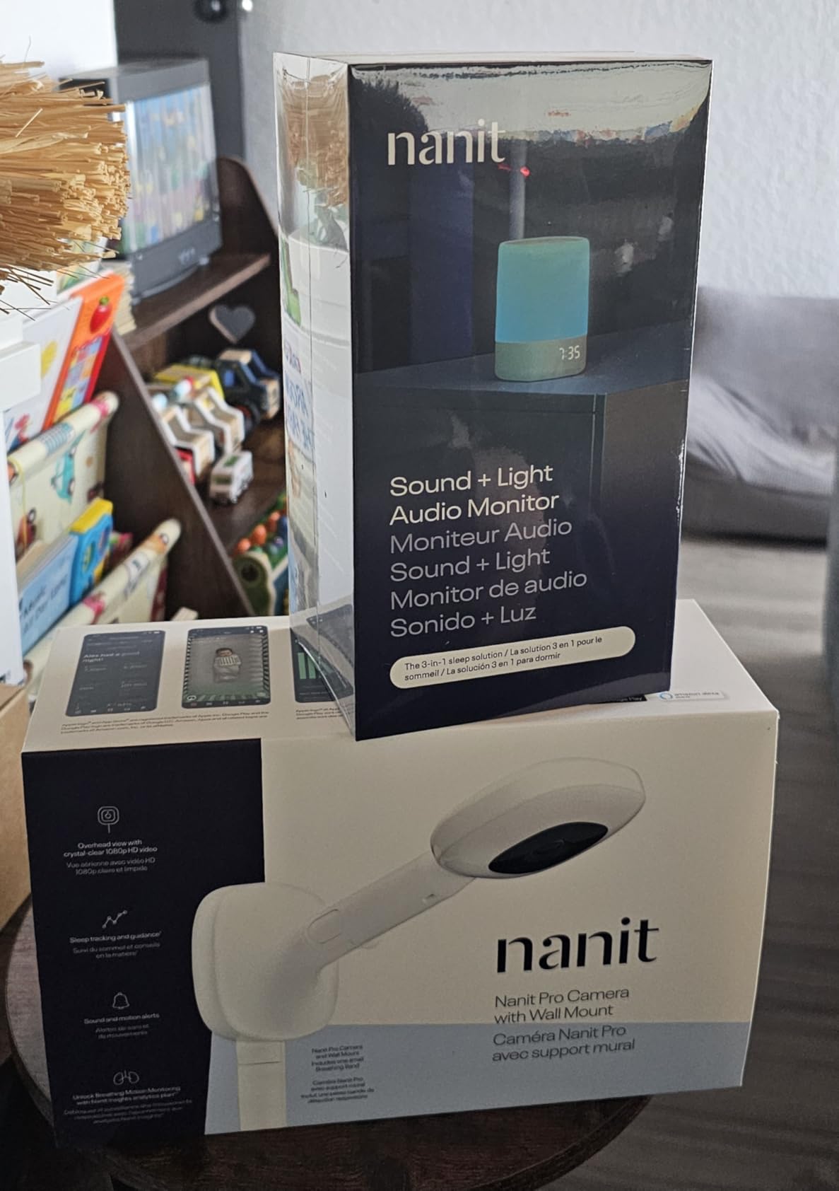 Nanit Nursery Bundle Smart Baby Monitor with Wall Mount - 1080p HD Wi-Fi Camera, Monitoring, Sleep Tracking, Two-Way Audio, Night Vision, Motion & Cry Notifications, White customer photo 1
