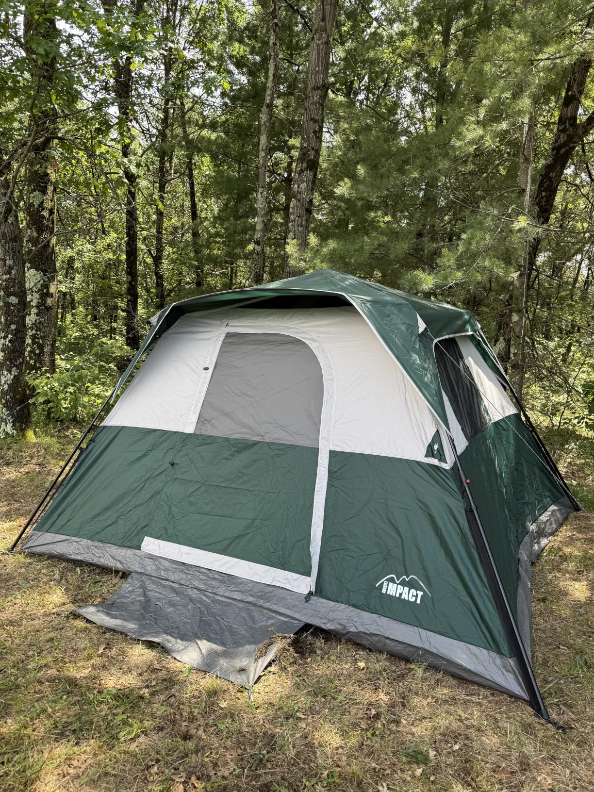 Instant 6 Person Tent for Camping with Rainfly, Under 60s Setup, 10 x 9ft | Fits 2 Queen Air Mattresses, 1200mm Waterproof, 360 Ventilation, PFAS-Free Fabric and Carry Bag for Family, Camping, Hiking customer photo 1