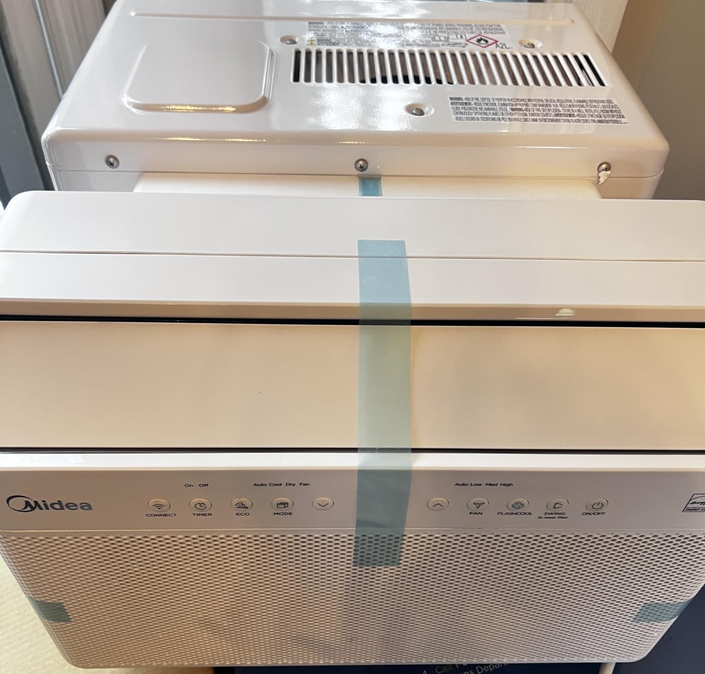 Midea 12,000 BTU U Shaped Window Air Conditioner, Cools up to 550 Sq Ft | Ultra Quiet U-Shaped Design, Inverter Control, Open Window Flexibility, Alexa/Google Assistant, 37% Energy Savings, 2026 New customer photo 1