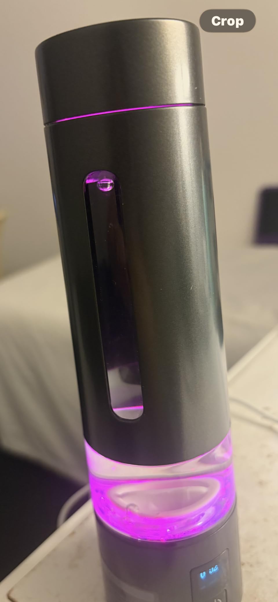 PUREPEBRIX Hydrogen Water Bottle Generator - 9060 PPB Molecular Hydrogen | SPE/PEM Tech, 12-Hour Retention, IHSA & H2 Analytics Certified, Portable for Gym, Office & Travel (Black) customer photo 2