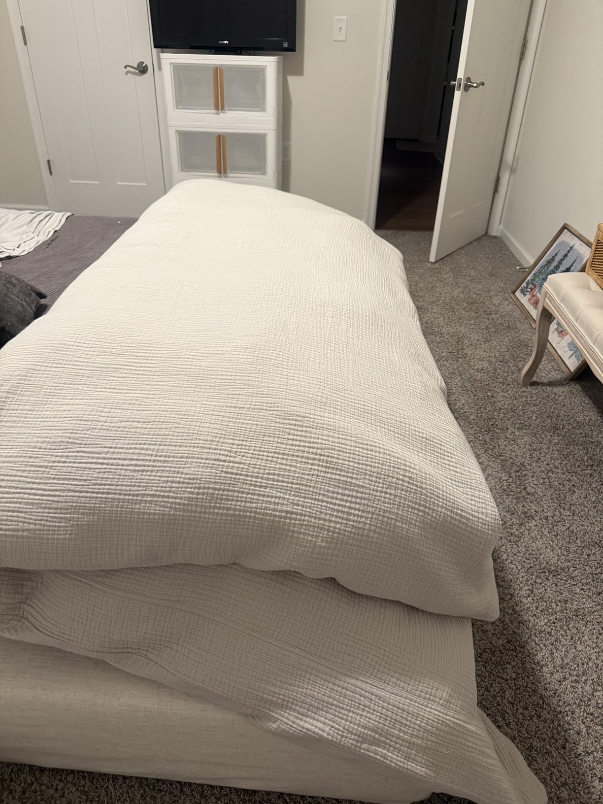 Sleepmax Plush Ultra Long Hybrid Mattress 16 Inch Cooling, 1-Year Trial | Ergonomic Pressure Relief & Spine Alignment, Recovery-Grade Deep Sleep Bed in a Box, 365-Night Trial & Forever Warranty customer photo 1