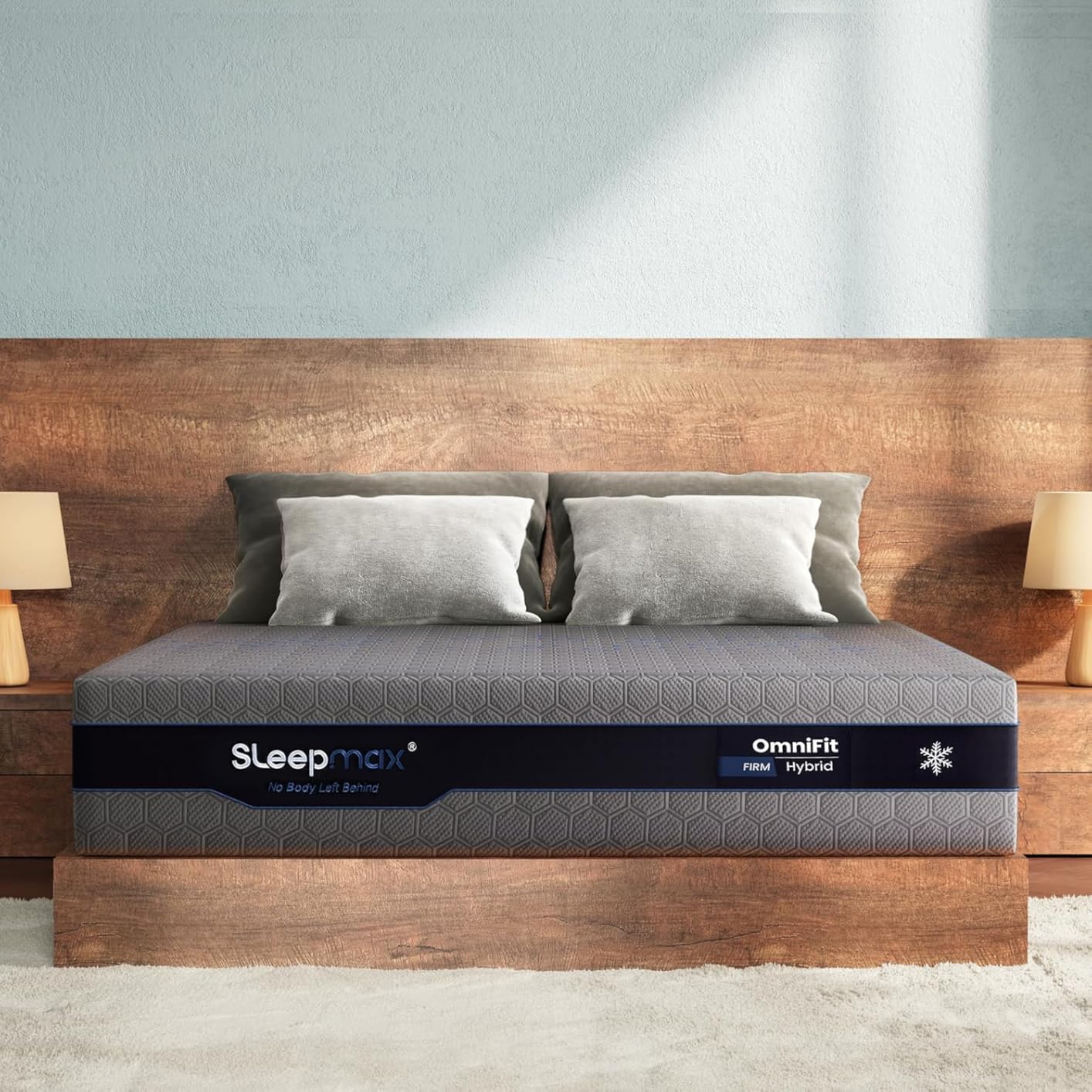 Sleepmax Plush Ultra Long Hybrid Mattress 16 Inch Cooling, 1-Year Trial | Ergonomic Pressure Relief & Spine Alignment, Recovery-Grade Deep Sleep Bed in a Box, 365-Night Trial & Forever Warranty customer photo 2