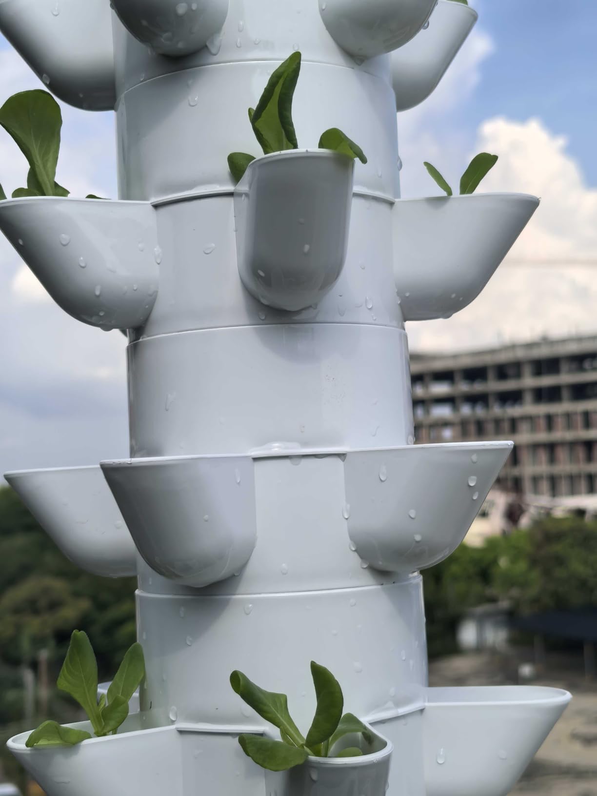 Hydroponics Growing System, 30-Plant Indoor Hydroponic Tower with Pump System, Plants Germination Kit, Smart Aeroponic Herb Garden, Vertical Hydroponic System for Gardening Lover (No Seed) customer photo 2
