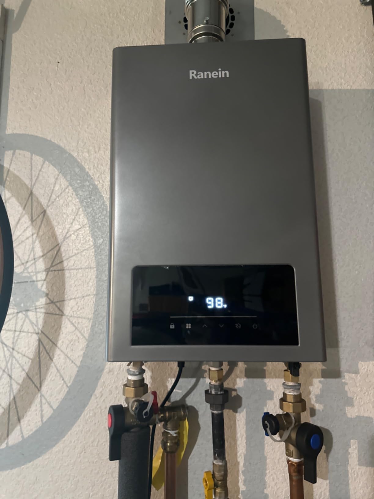 Ranein Natural Gas Tankless Water Heater, Indoor Max 8.5 GPM, 190,000 BTU Instant Hot Water Heater customer photo 1