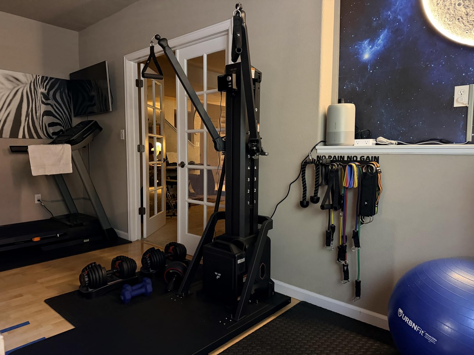 Titan Smart Home Gym, All-in-One Strength Training Machine | Digital Weight System for Full Body Workout, Functional Gym Machine, Squat Rack & Ski Machine customer photo 1