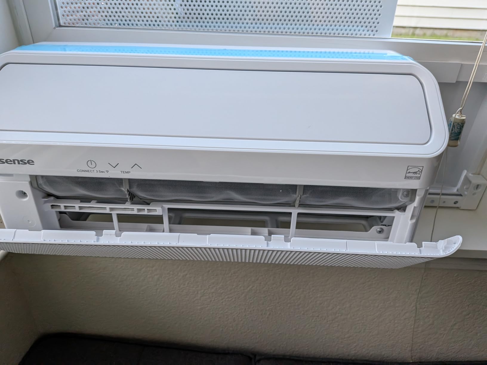 Hisense 8,000 BTU Inverter Window Air Conditioner, Wi-Fi Smart App Control | Wi-Fi Smart App Control, Energy Efficient, Quiet, Living Bedroom Home, up to 350 Sq. Ft. customer photo 1