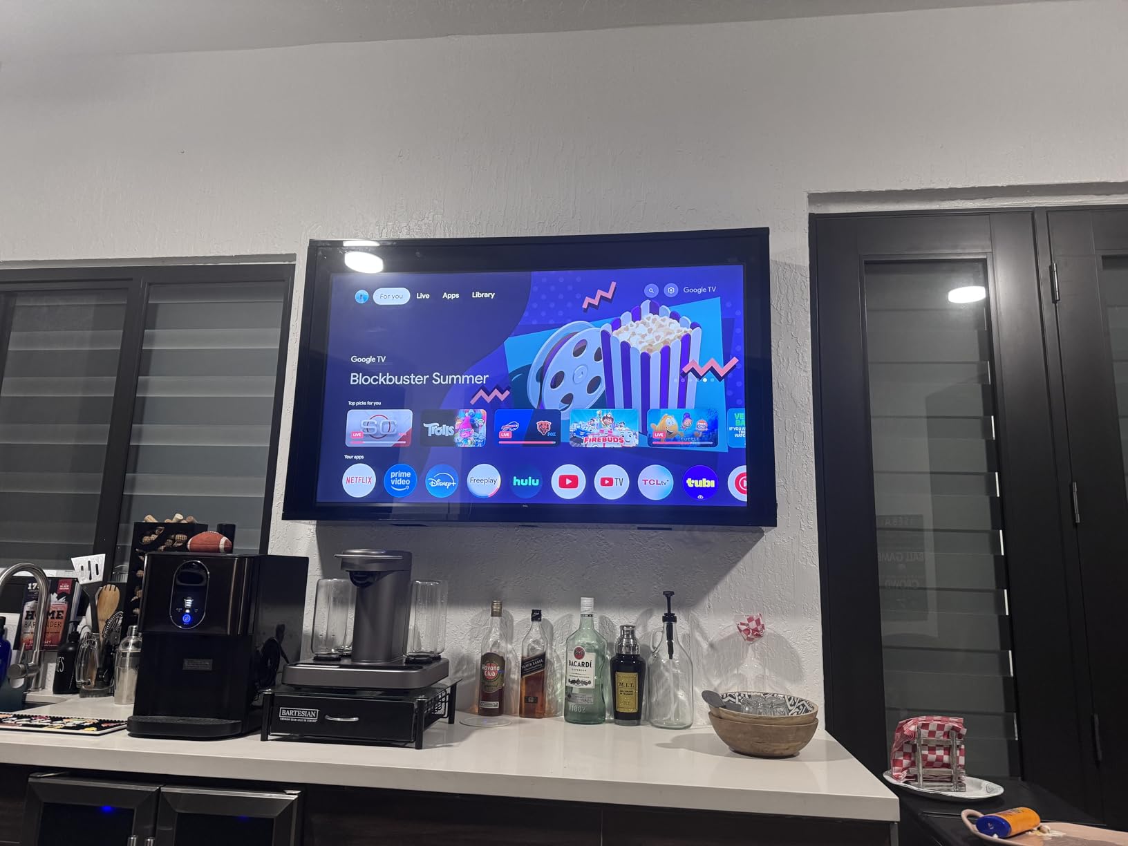 40-43 inch Weatherproof Outdoor TV Cover with lock, Hard and Durable, Clear Television Enclosure for Outside Watching, Full Motion TV Mount and 2 Cooling Fans Included customer photo 2