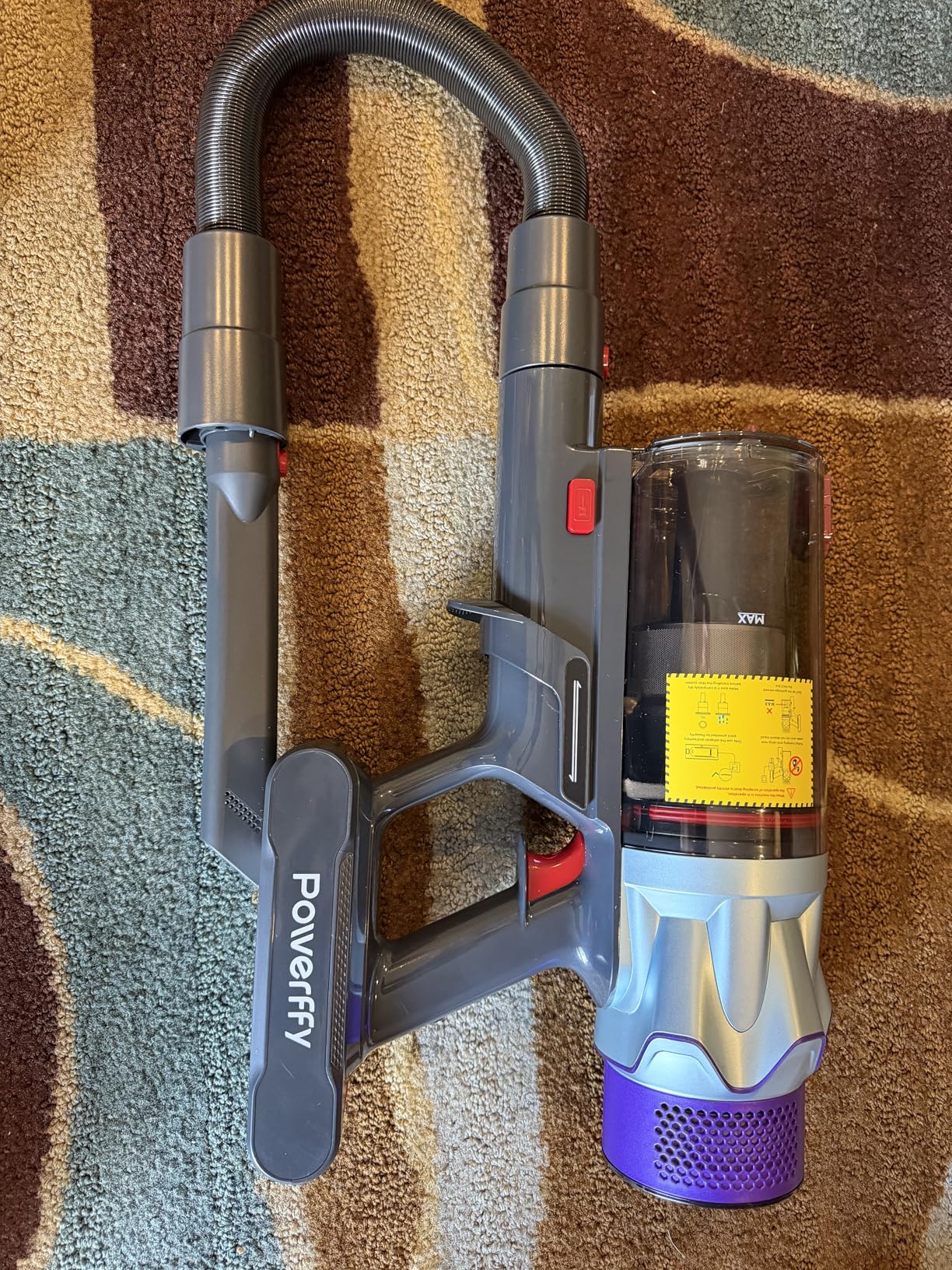 Cordless Vacuum Cleaner 70min/650W/55KPA, Self-Standing Vacuum Cleaners for Home with 3.3Ft Hose & Auto Mode, Wall Mount Charging, Stick Vacuums with Fragrance, Dust-Scraper for Hardwood Floor/Car/Pet customer photo 2