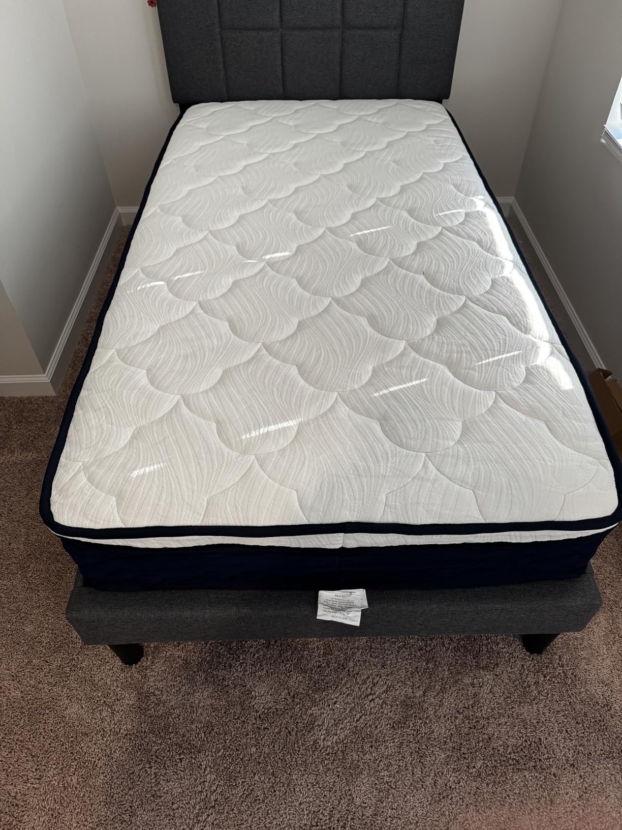 Firm King Mattress 14 Inch - Hotel Collection Hybrid Mattress with 7-Zone Support for Spinal Alignment & Back Pain Relief,CertiPUR-US & Fiberglass-Free,365-Night Trial customer photo 2