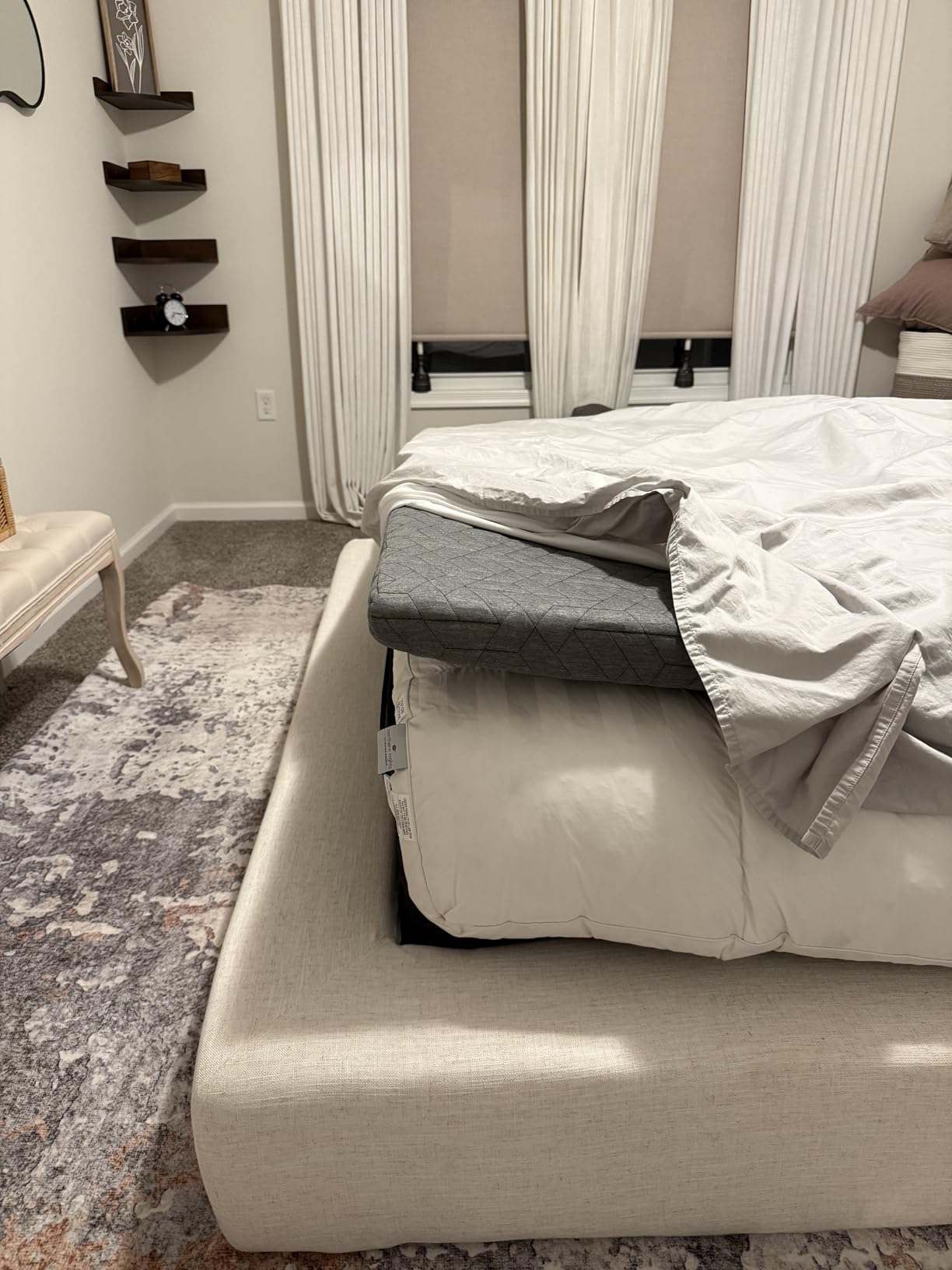 Sleepmax Extra Firm Queen Mattress 12 Inch, Hybrid Mattress Pain Relief | Deep Sleep Cooling Bed in Box, for Back & Side Sleepers, 365-Night Trial & Forever Warranty, CertiPUR-US Certified customer photo 1