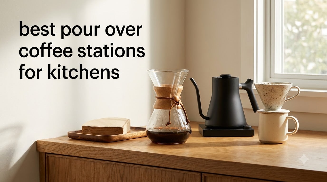 best pour over coffee stations for kitchens