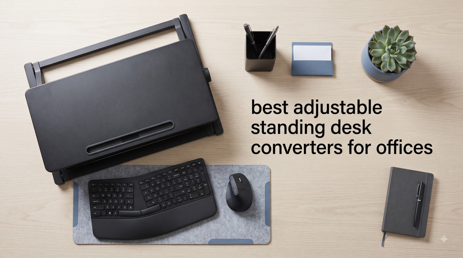 best adjustable standing desk converters for offices