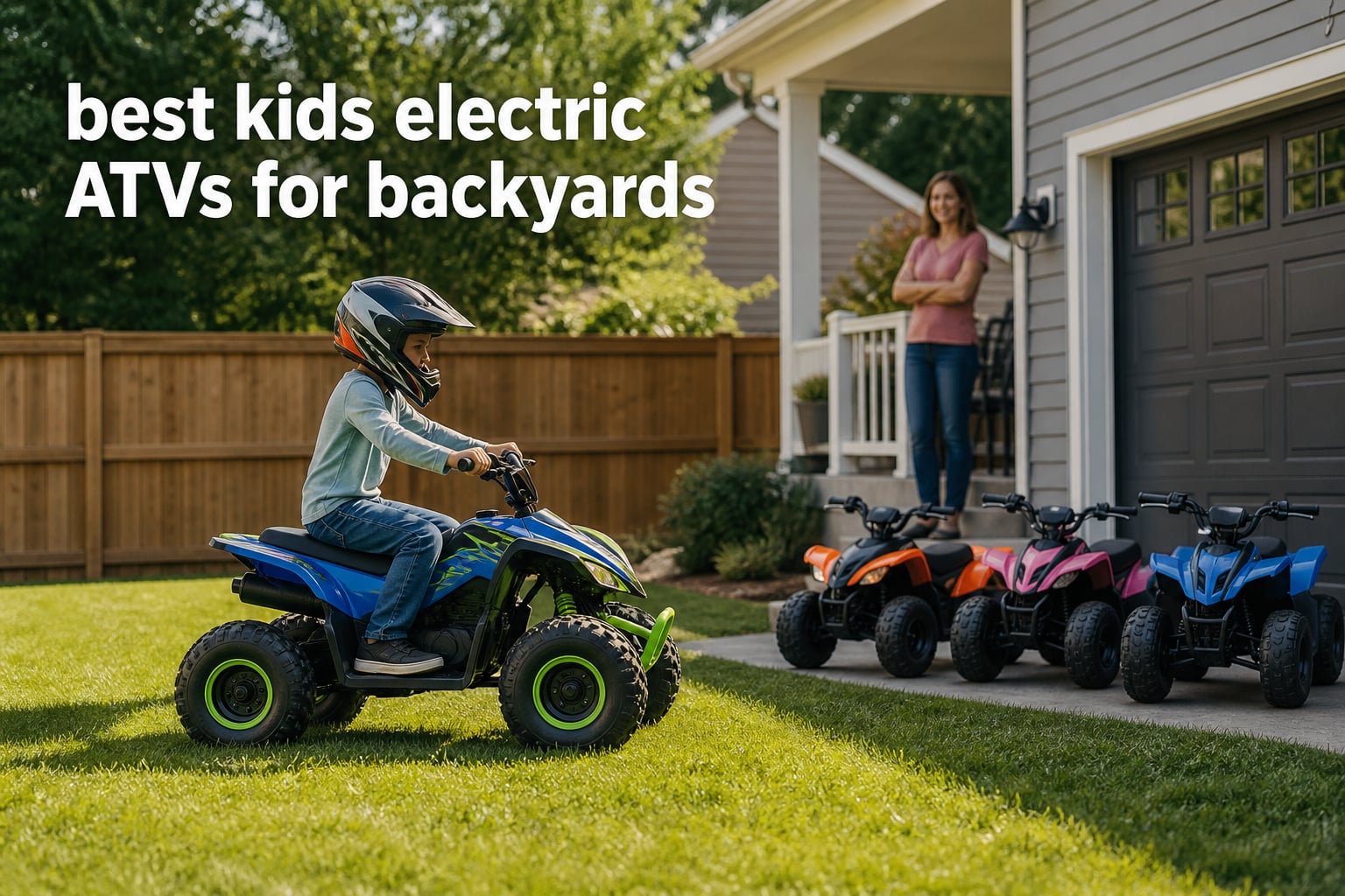 best kids electric ATVs for backyards