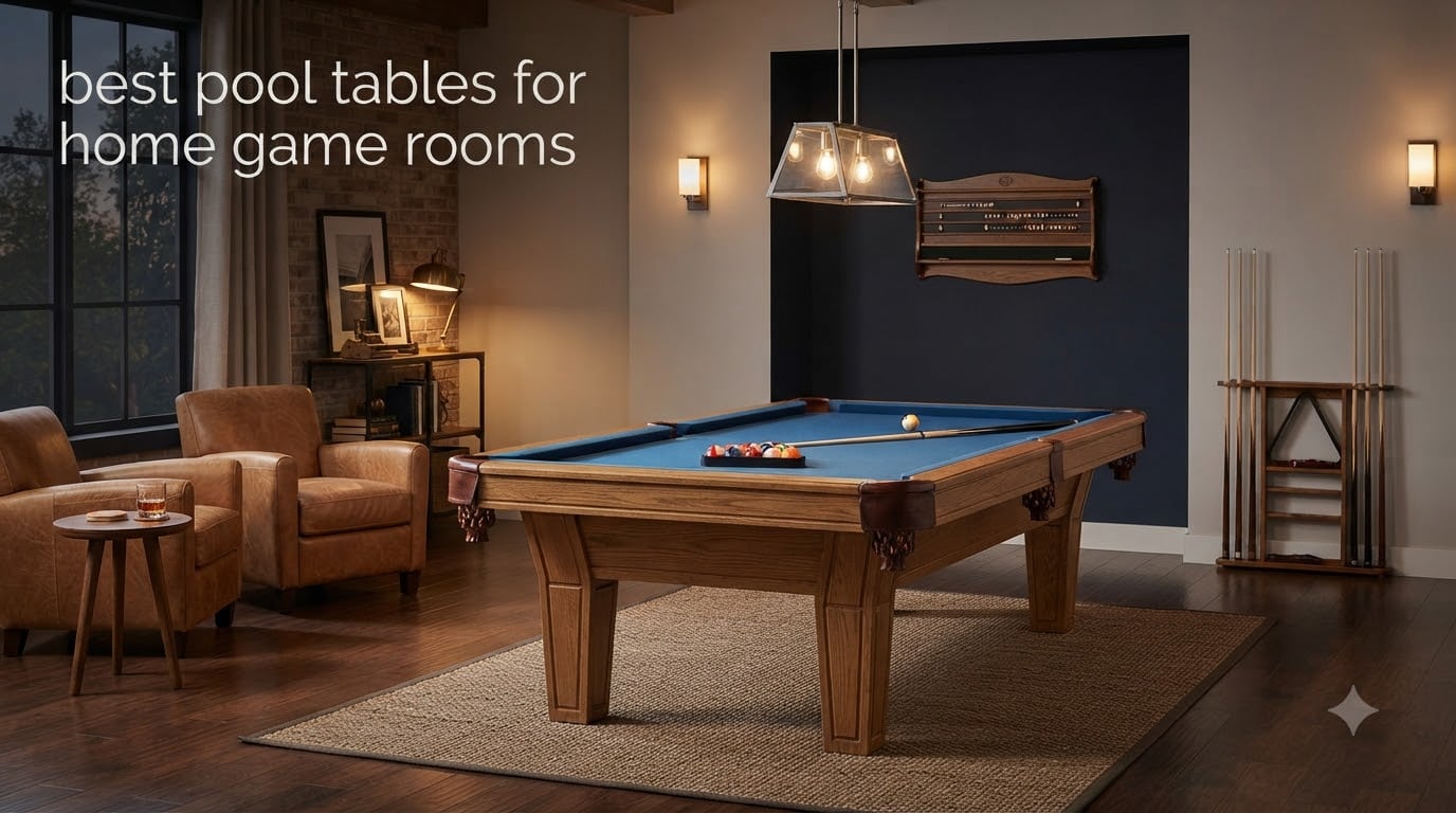 best pool tables for home game rooms