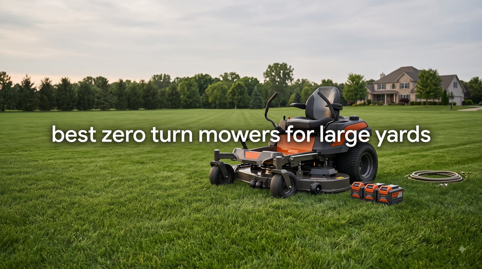 best zero turn mowers for large yards