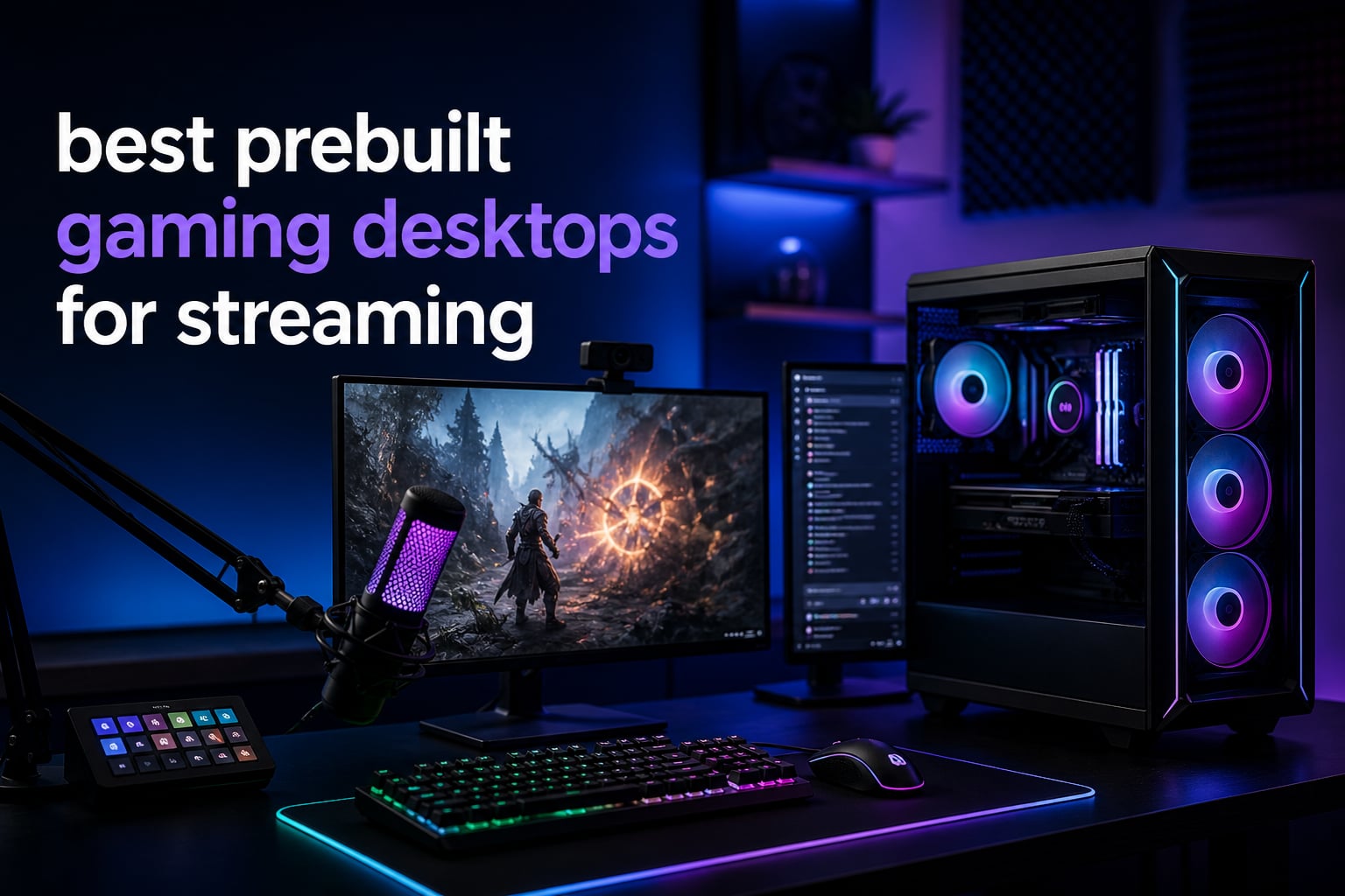 best prebuilt gaming desktops for streaming