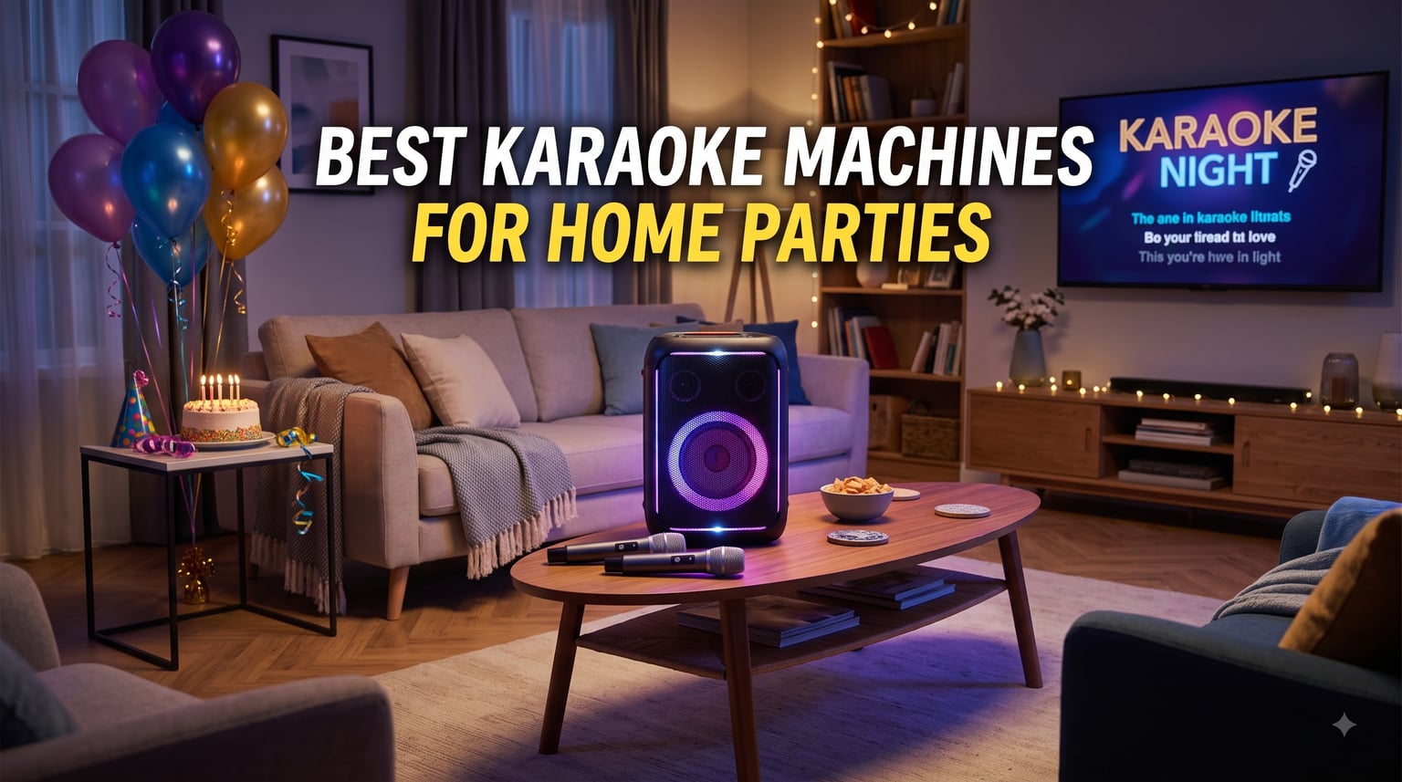 best karaoke machines for home parties
